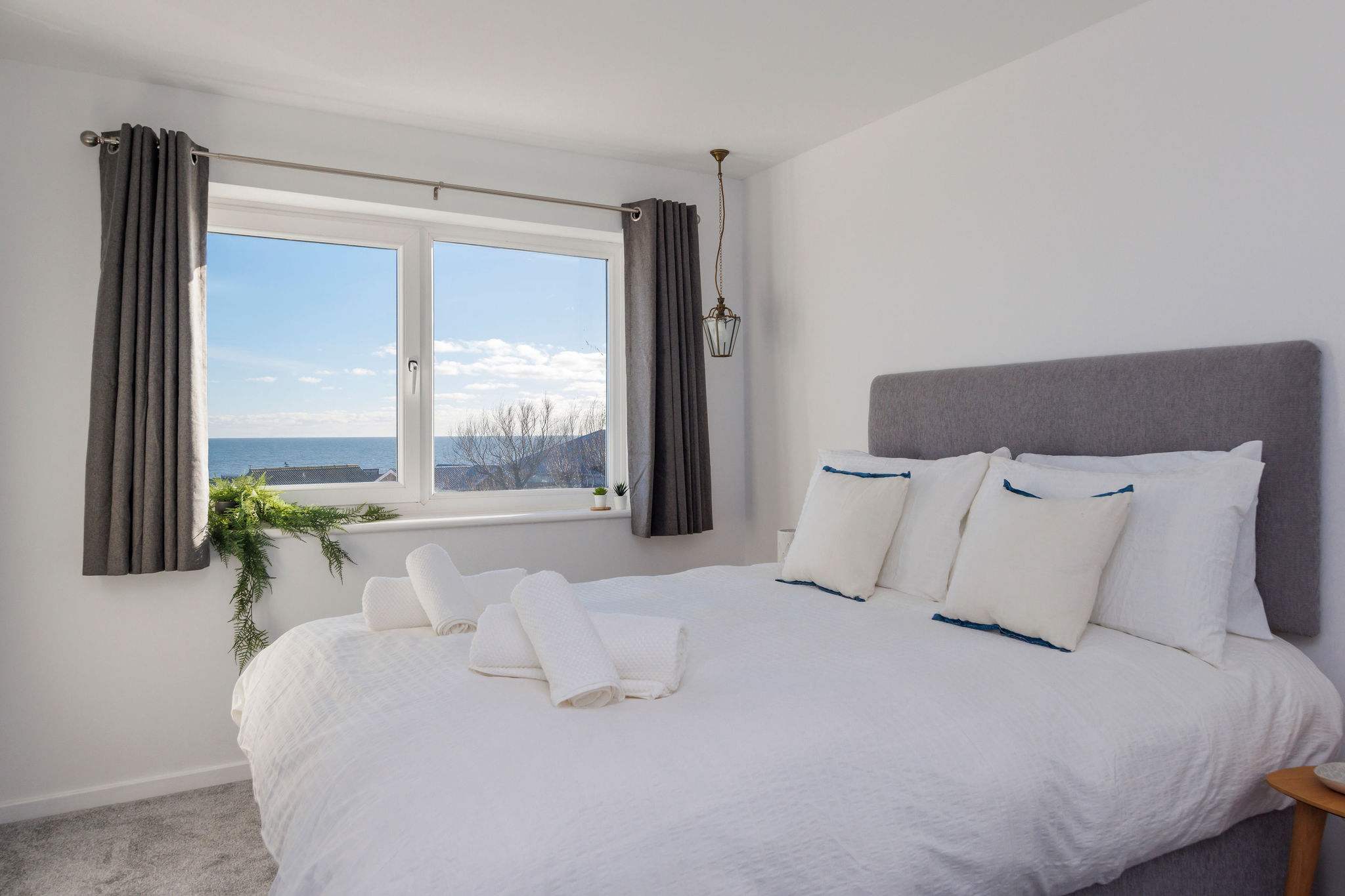Wake up to gorgeous sea views