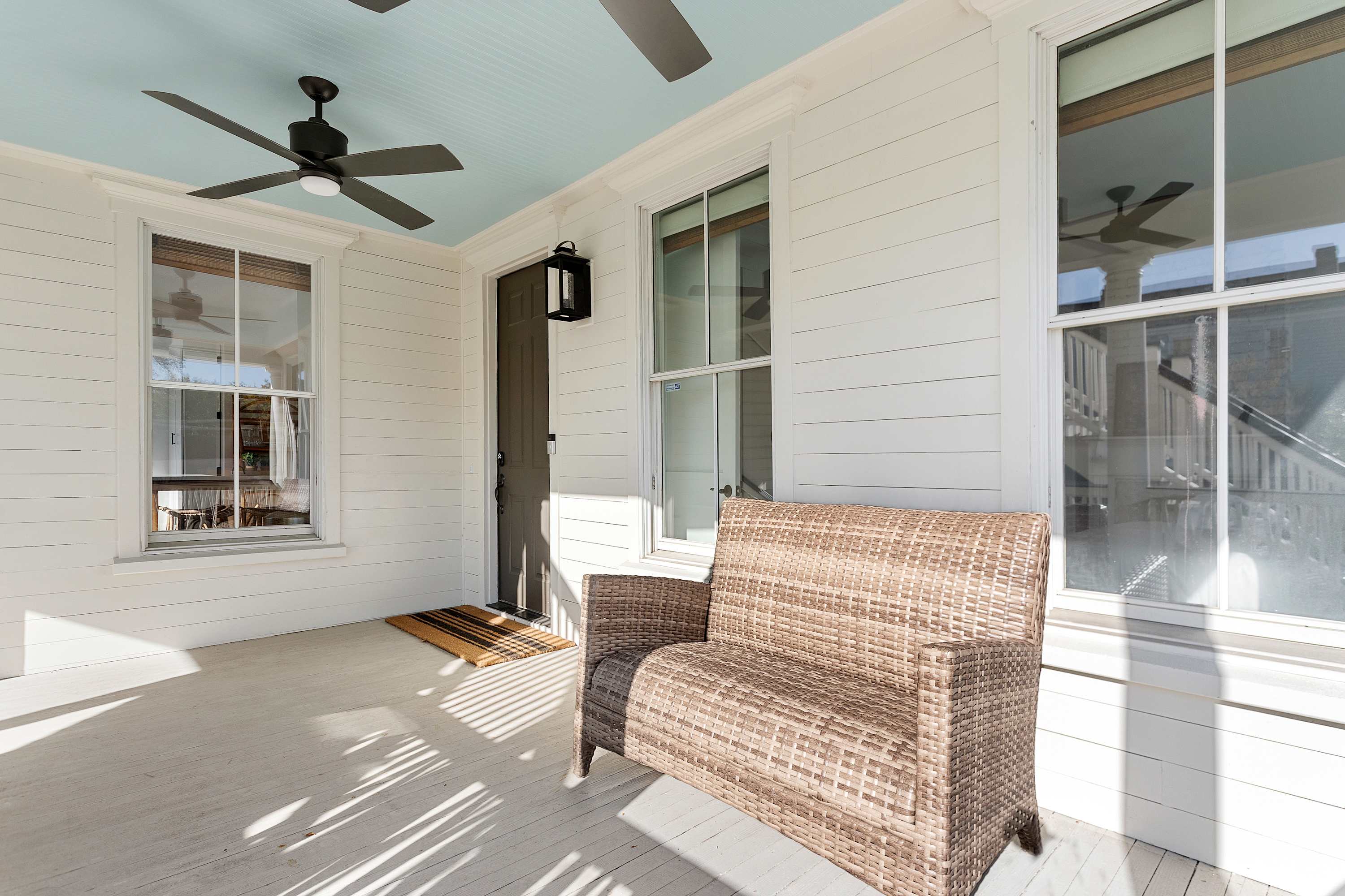 Outdoor seating on the porch! 