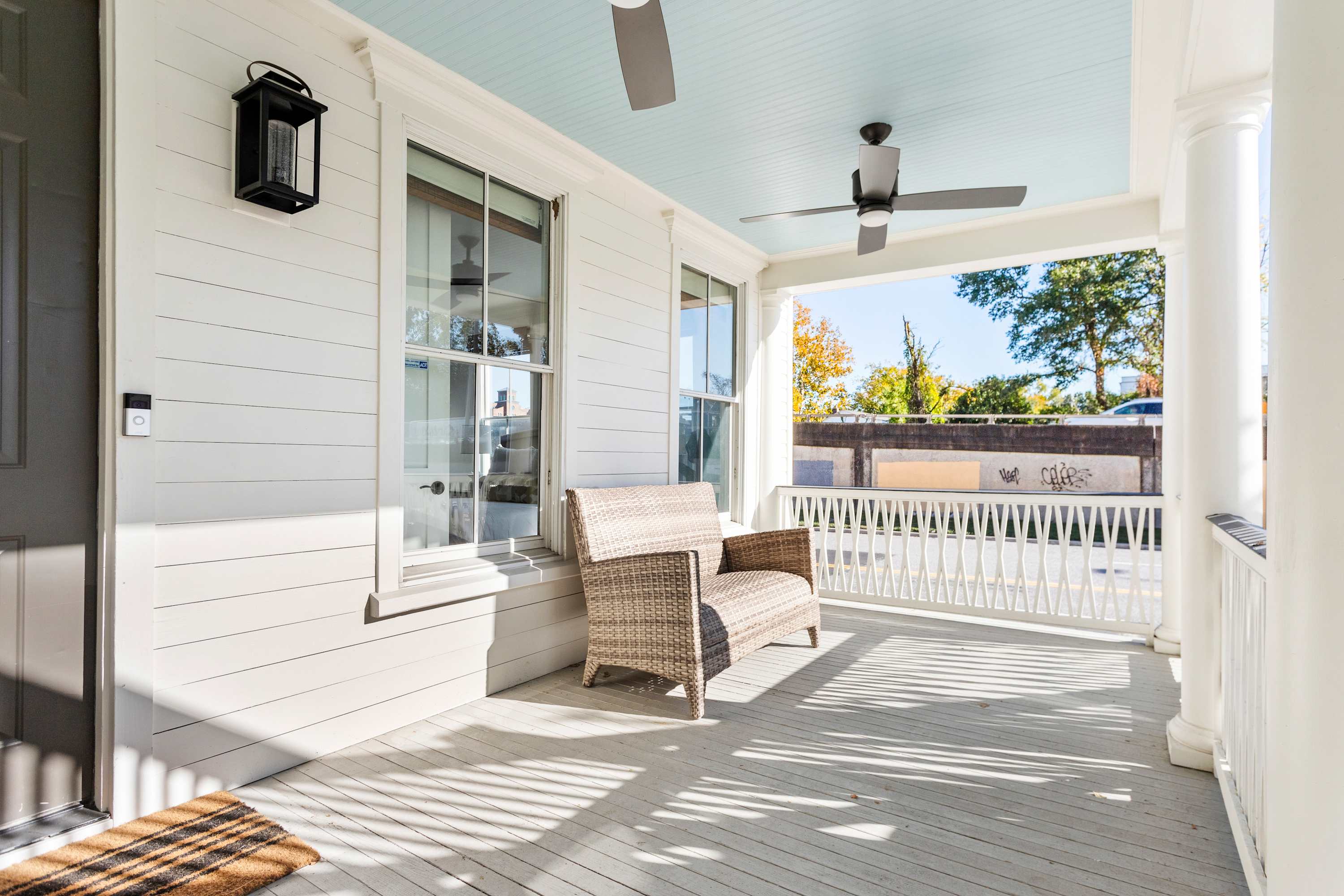 Outdoor seating on the first floor porch!