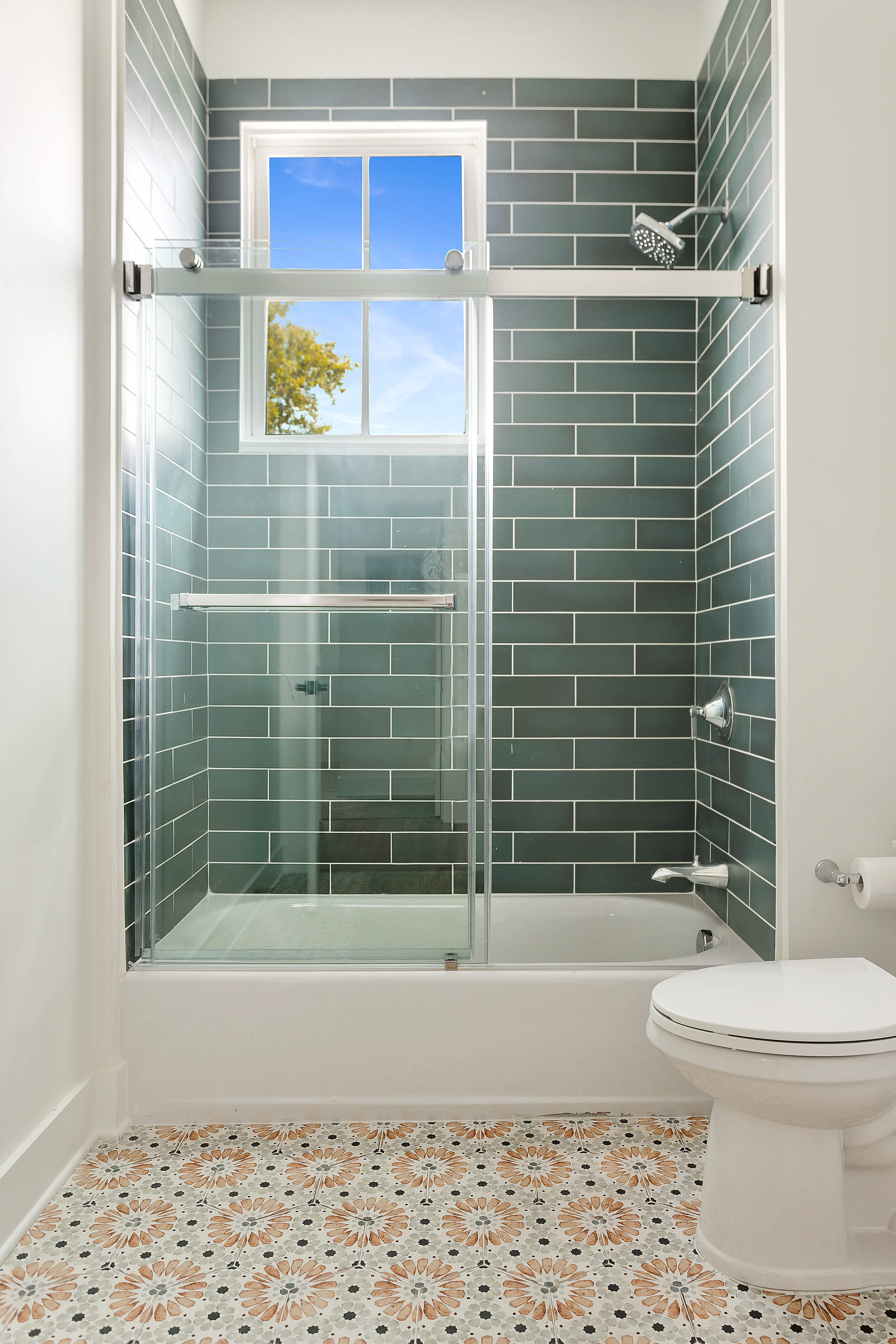 Bathroom #1: Shower + Tub Combo