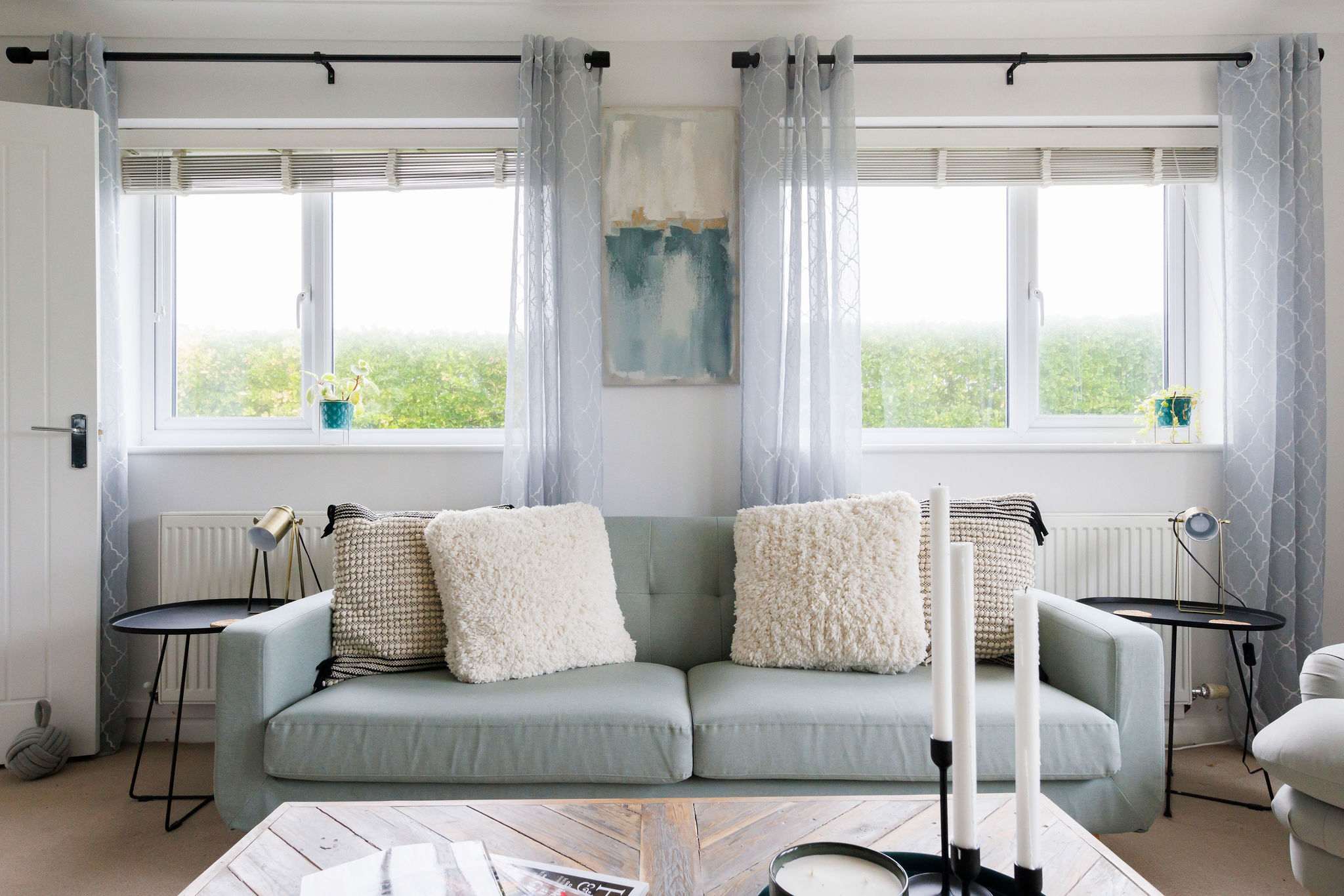 Put your feet up with a good book and hot drink.