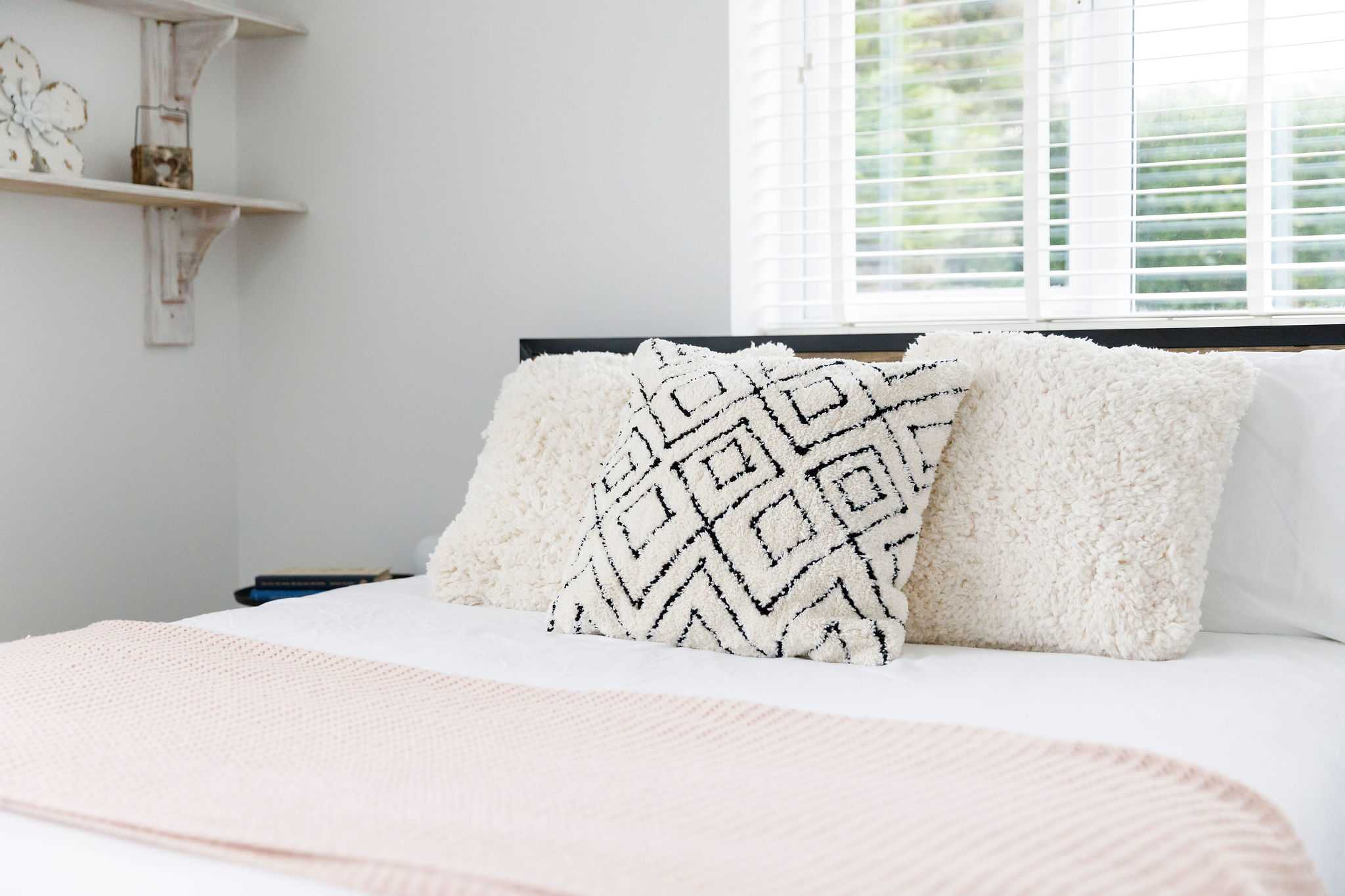 Sink into comfy beds with soft pillows and cushions at the end of a busy day.