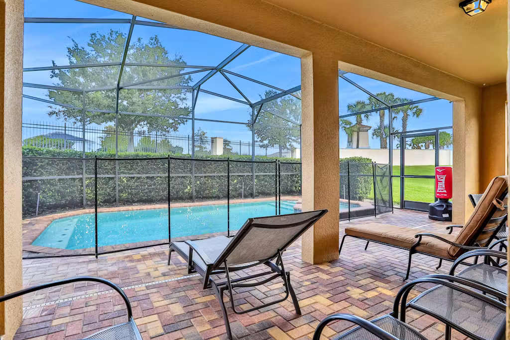Have the option to lounge by the pool.