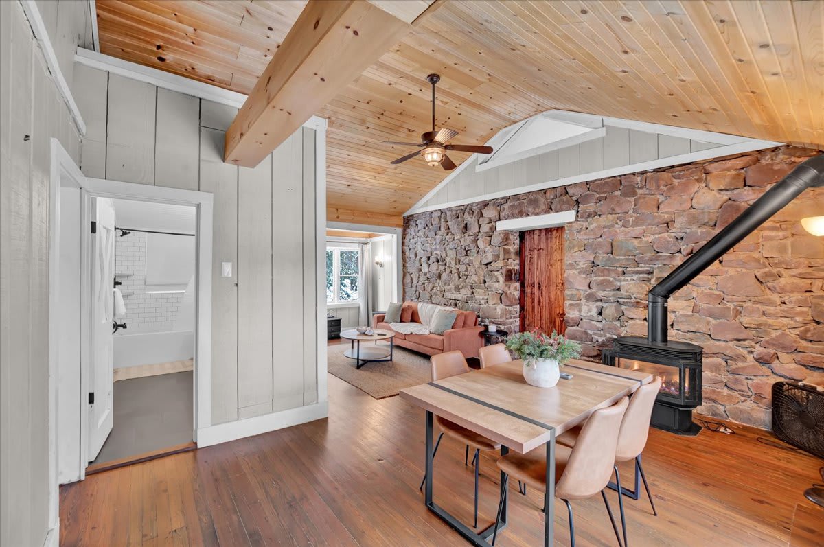 Pocono Pines Stone Cabin | Central to Attractions