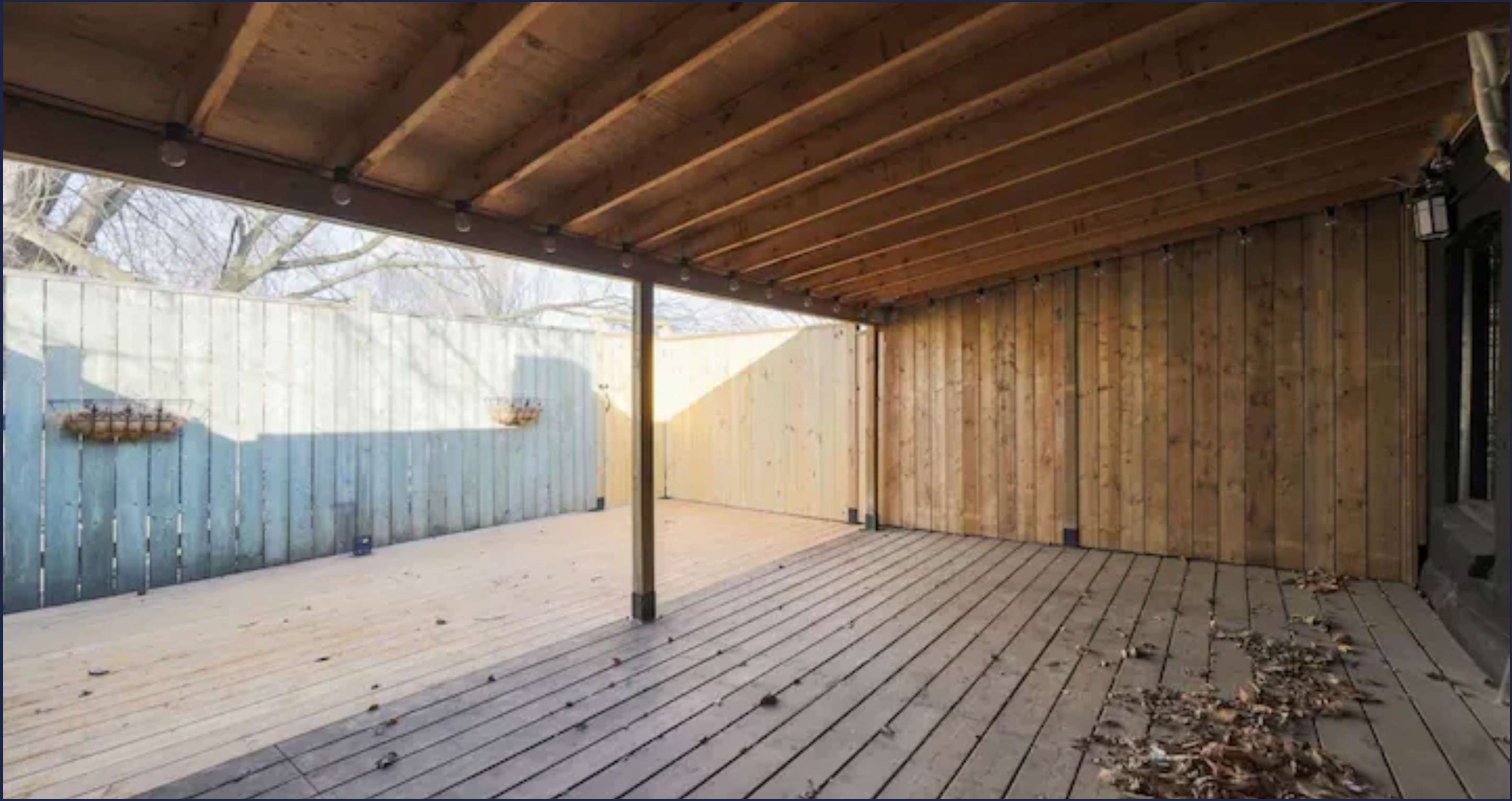 Outdoor covered patio 