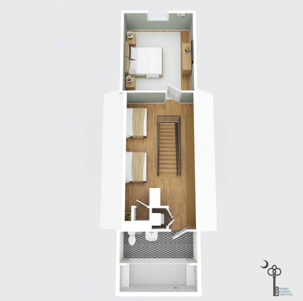 The Gardenia House | Unit A | Sleeps 7