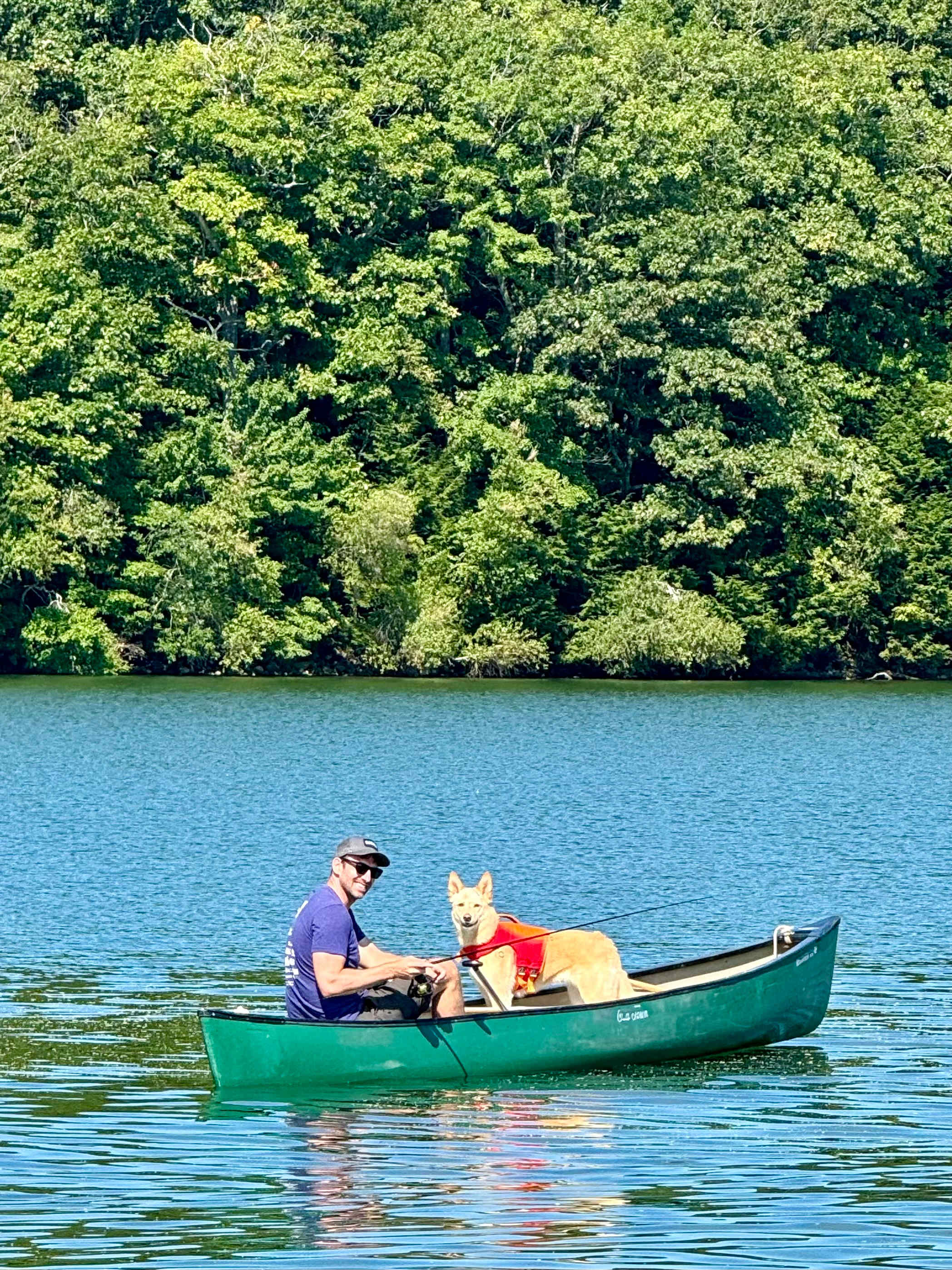 Go fishing with your best friend.