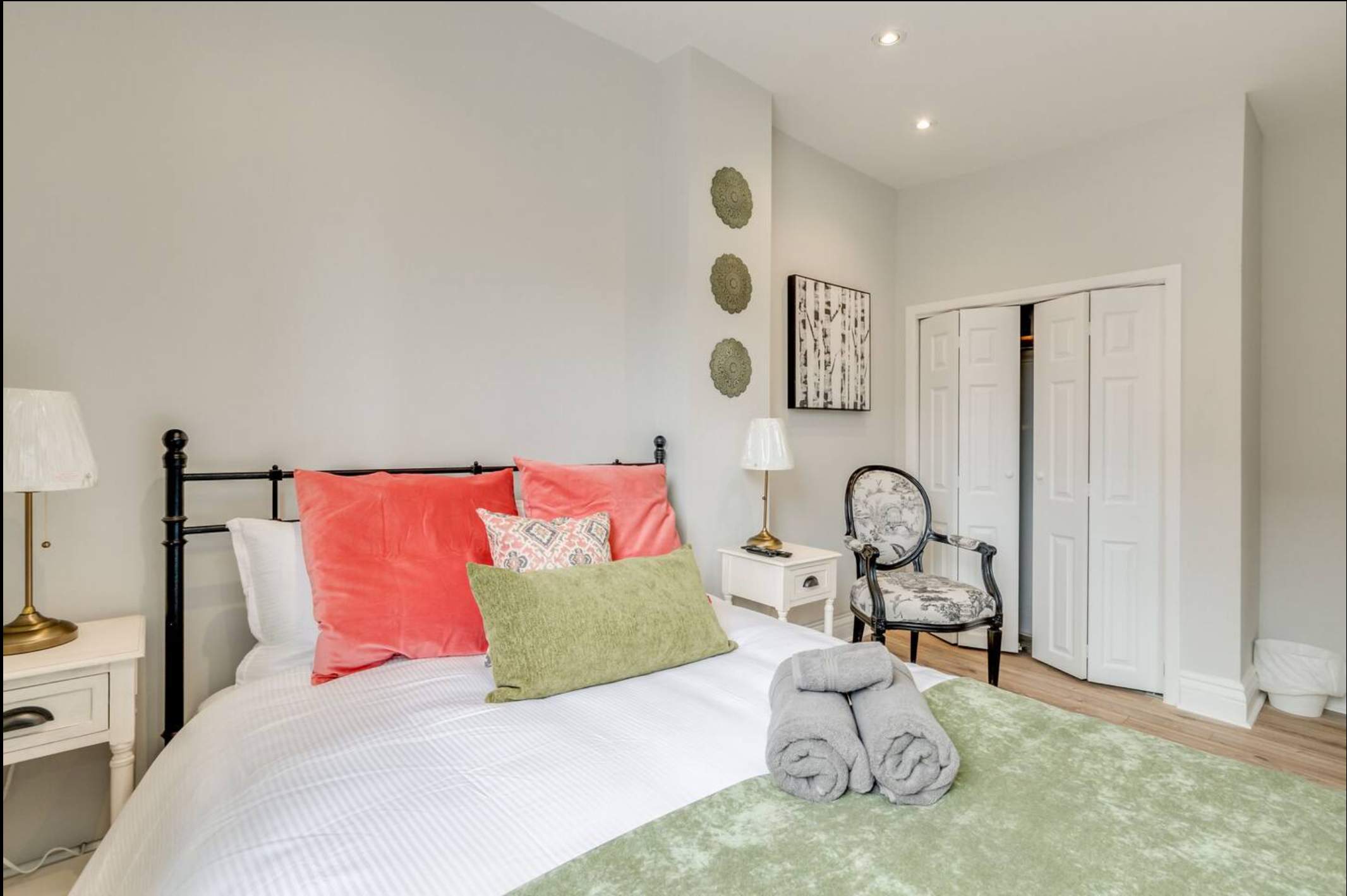 Spacious Bedrooms with Fresh Linens