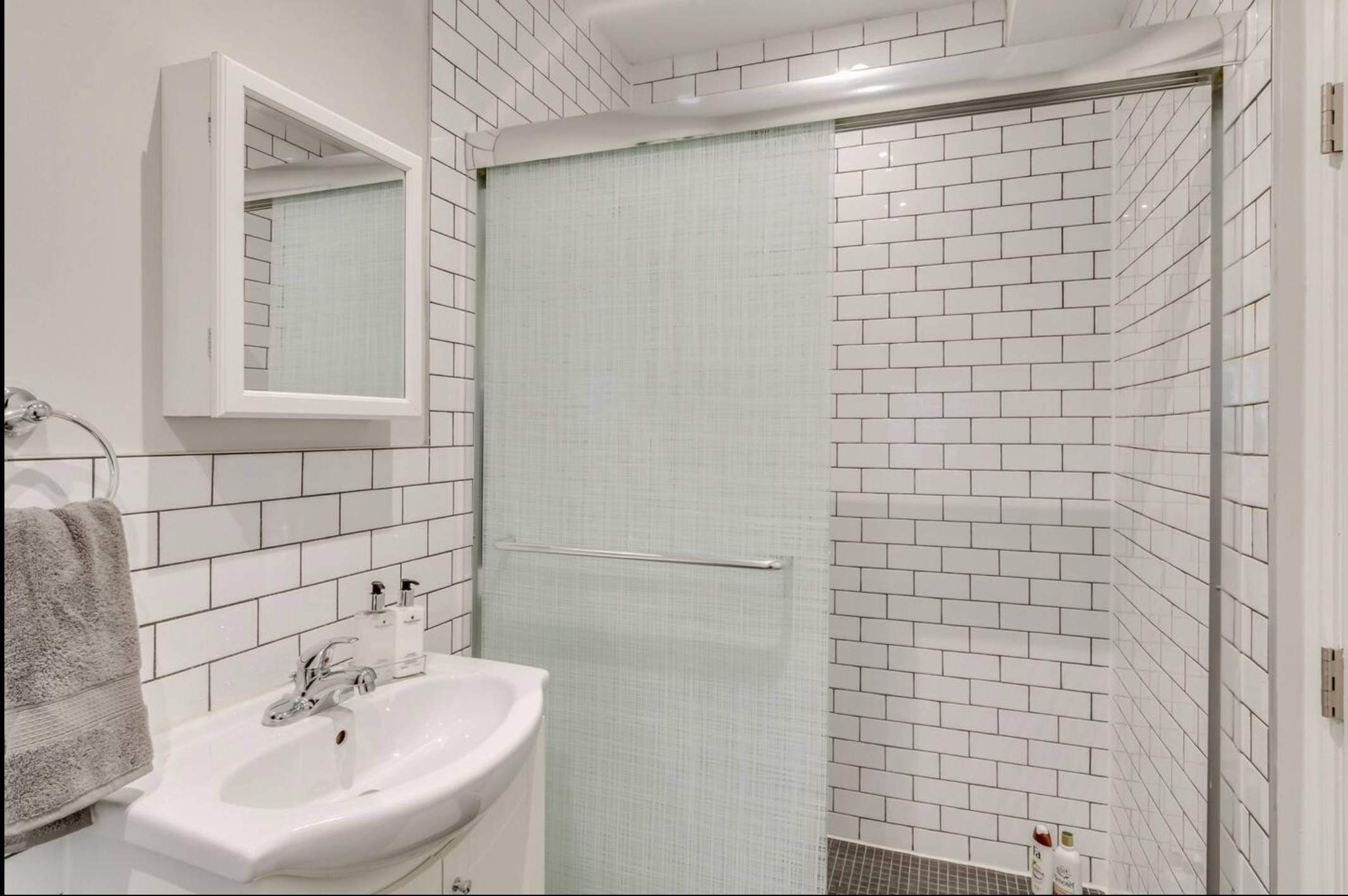 Modern Bathroom with Standing Shower