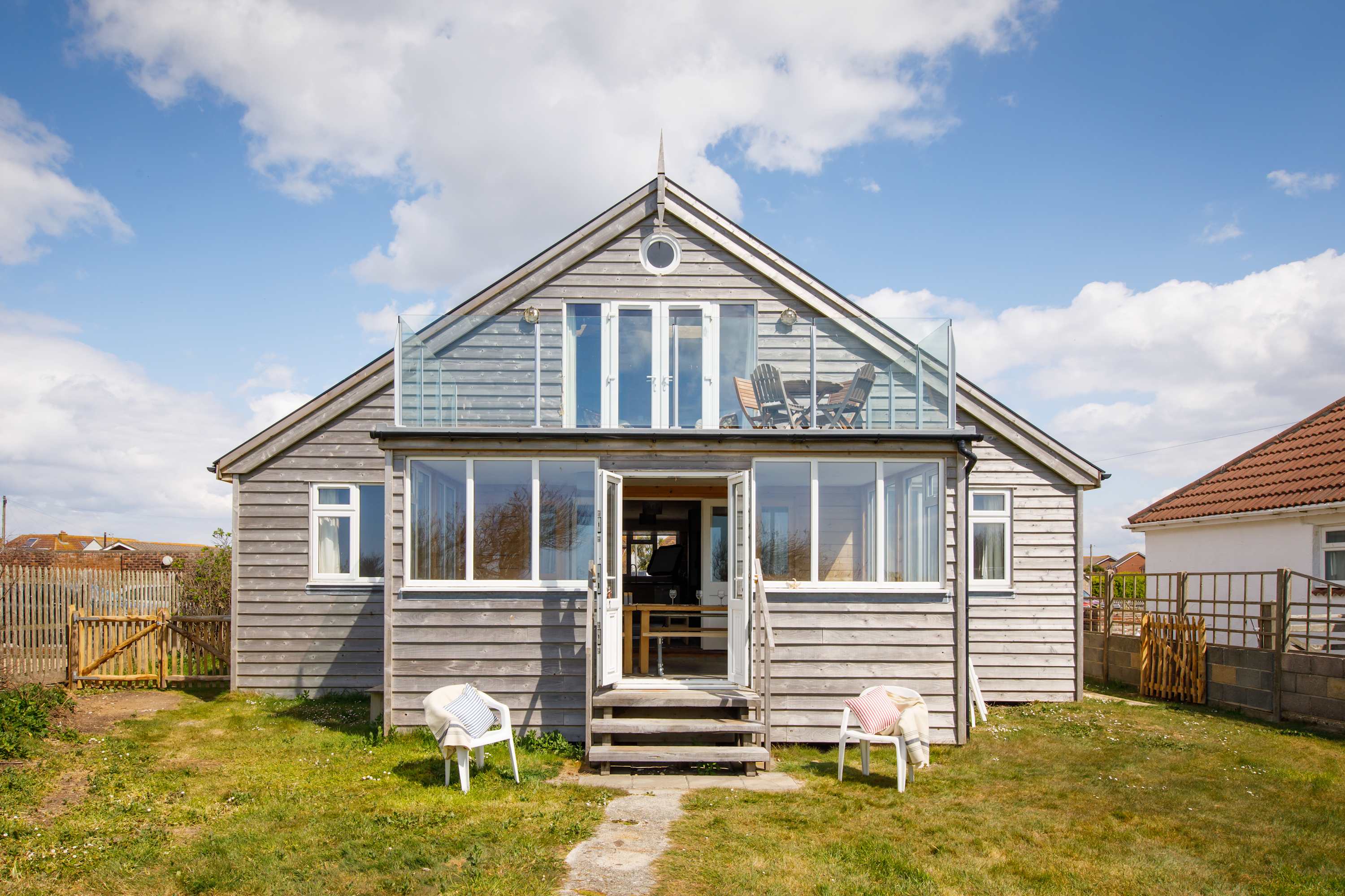 View from the private garden