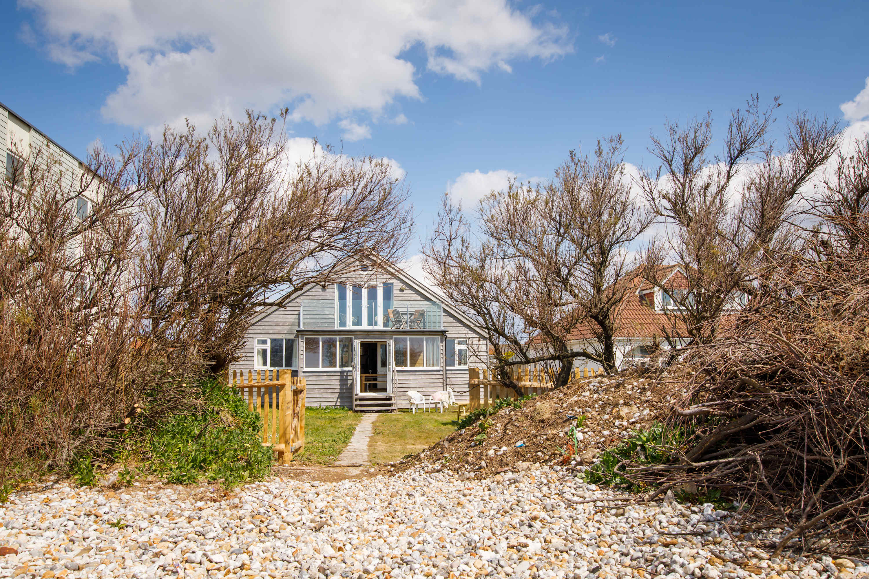 Direct access from the private garden