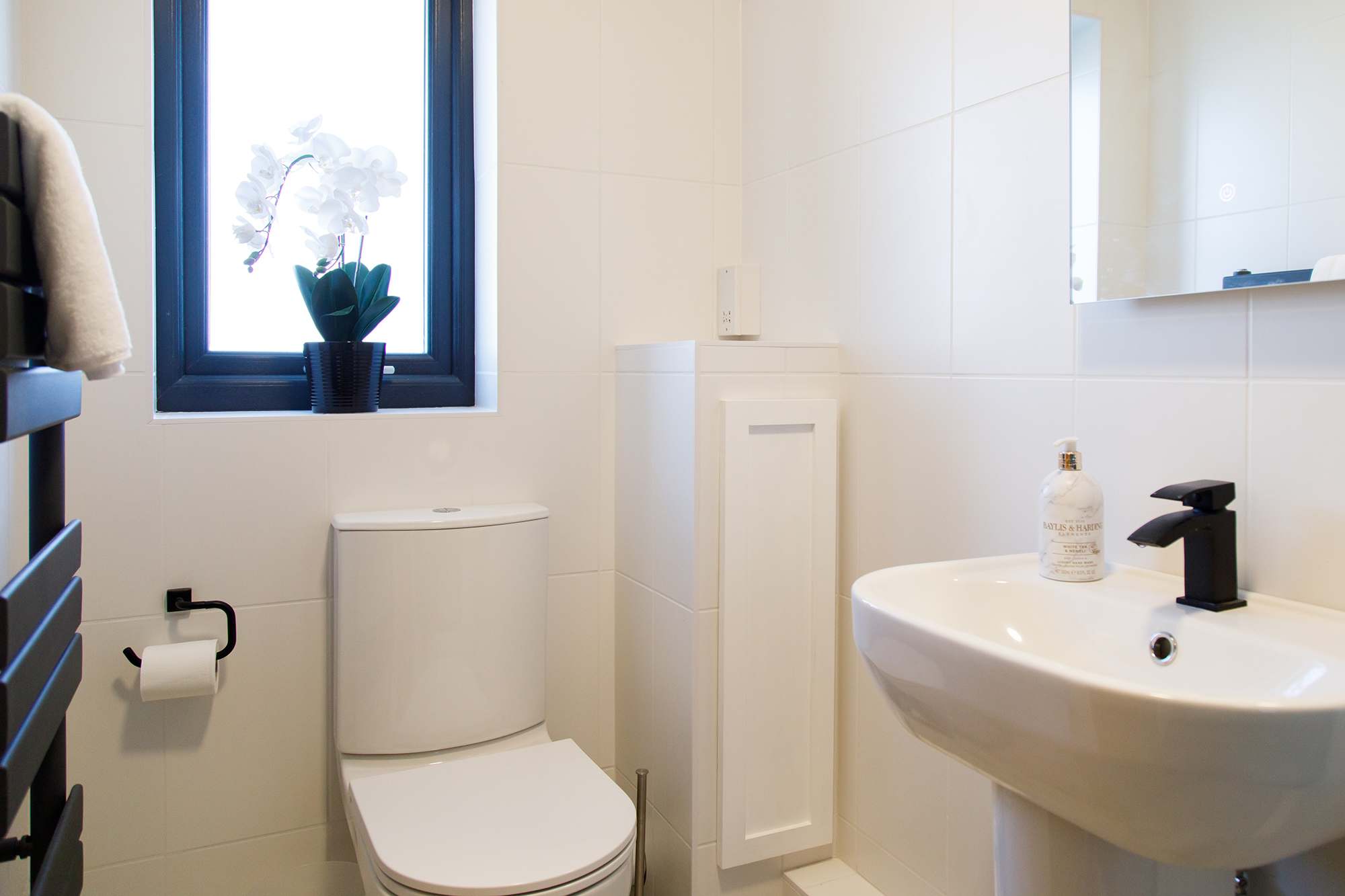 The newly appointed downstairs shower room.