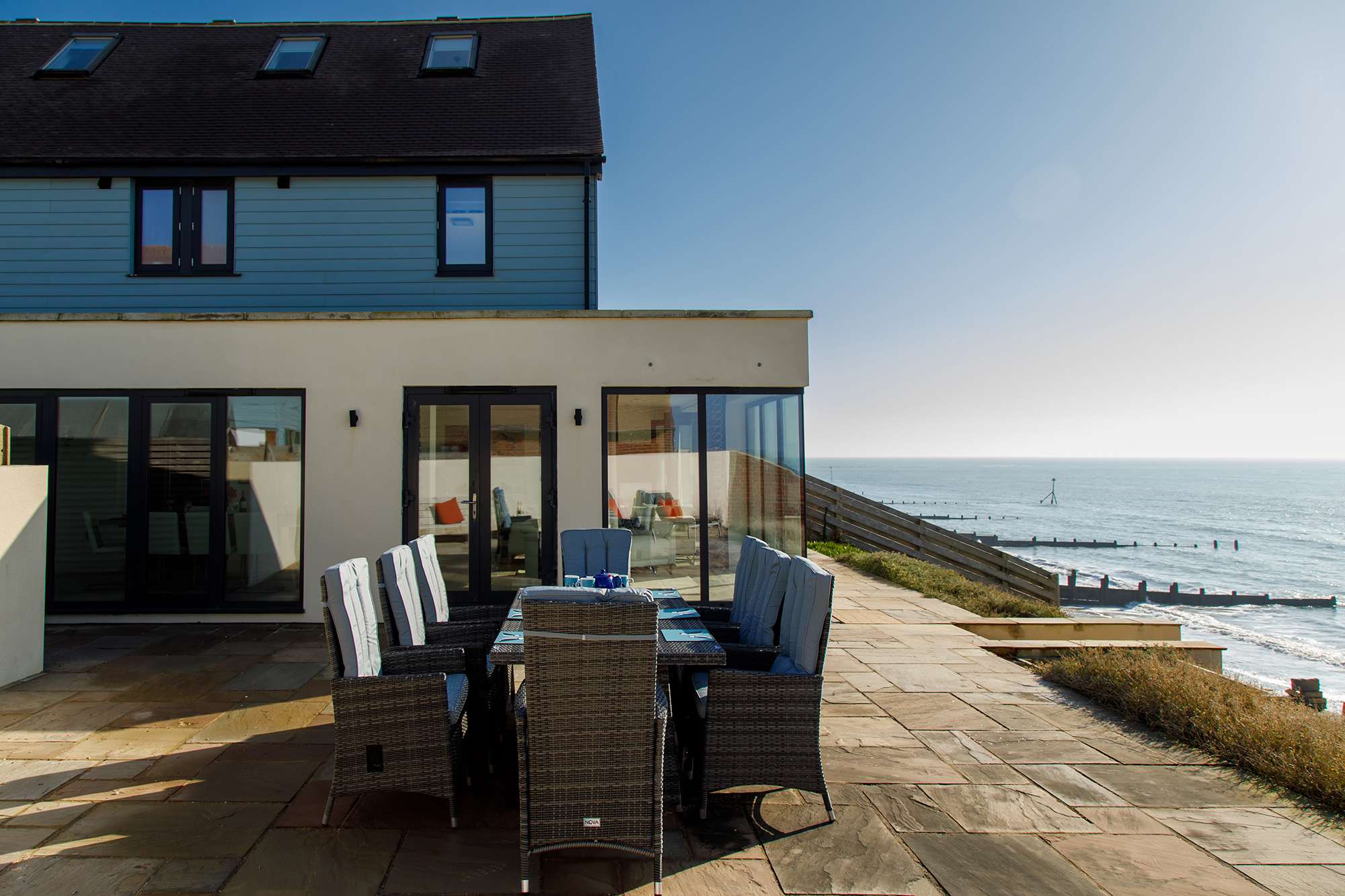 You have your very own private patio looking out to sea. The perfect spot for sundowners or BBQs.