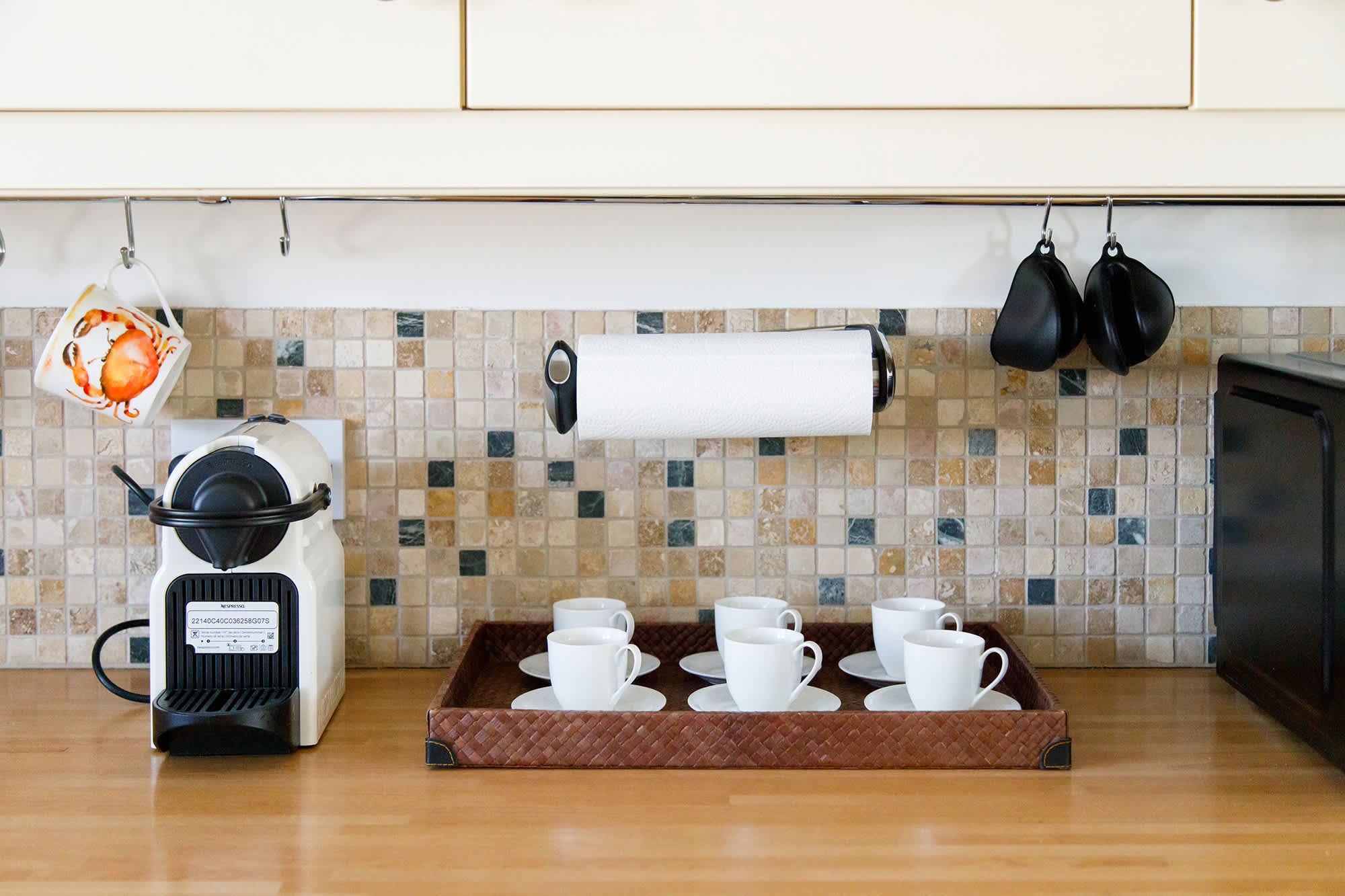 For the coffee lovers, there is a Nespresso machine.