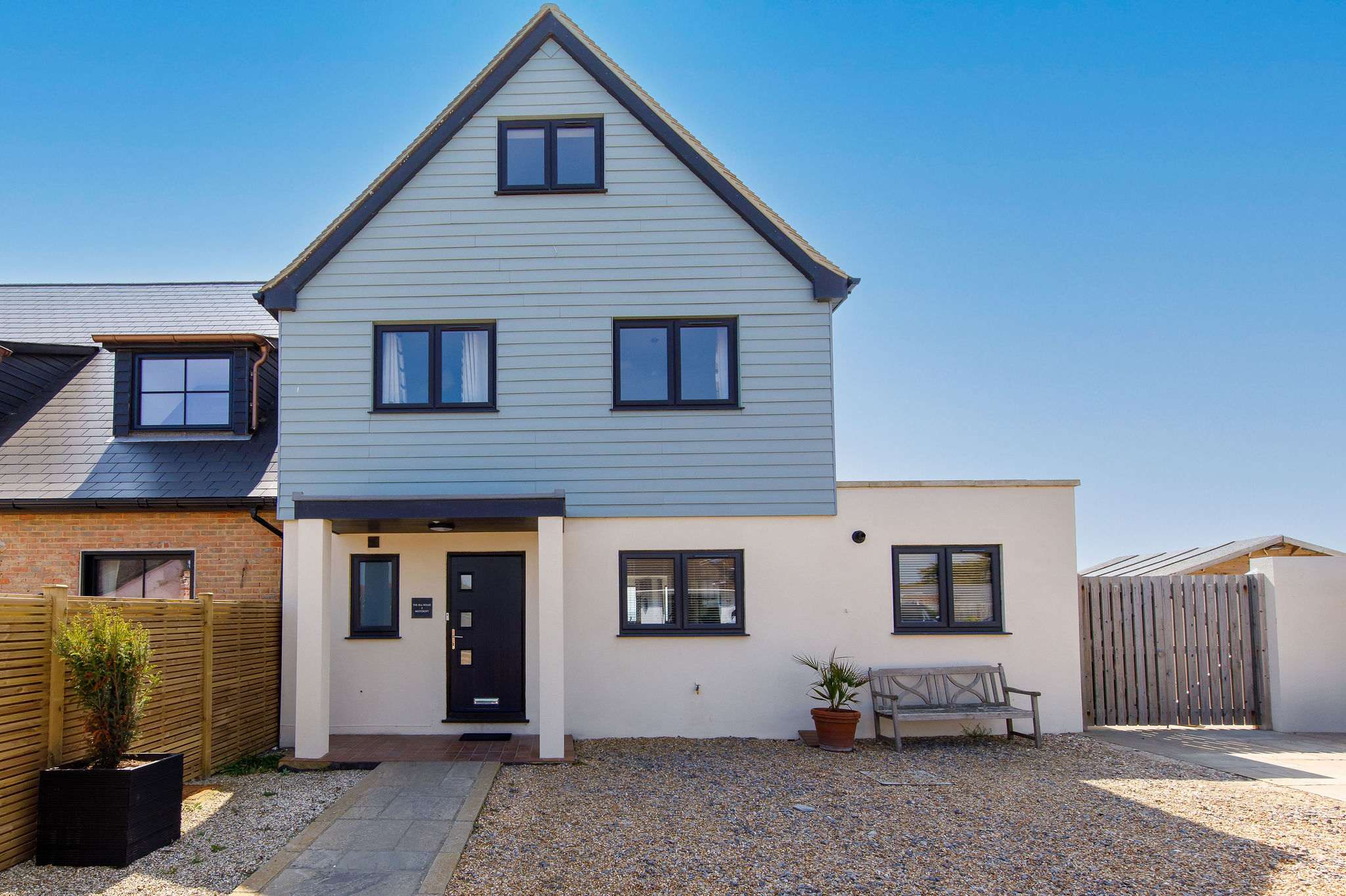 The front entrance of The Sea House.