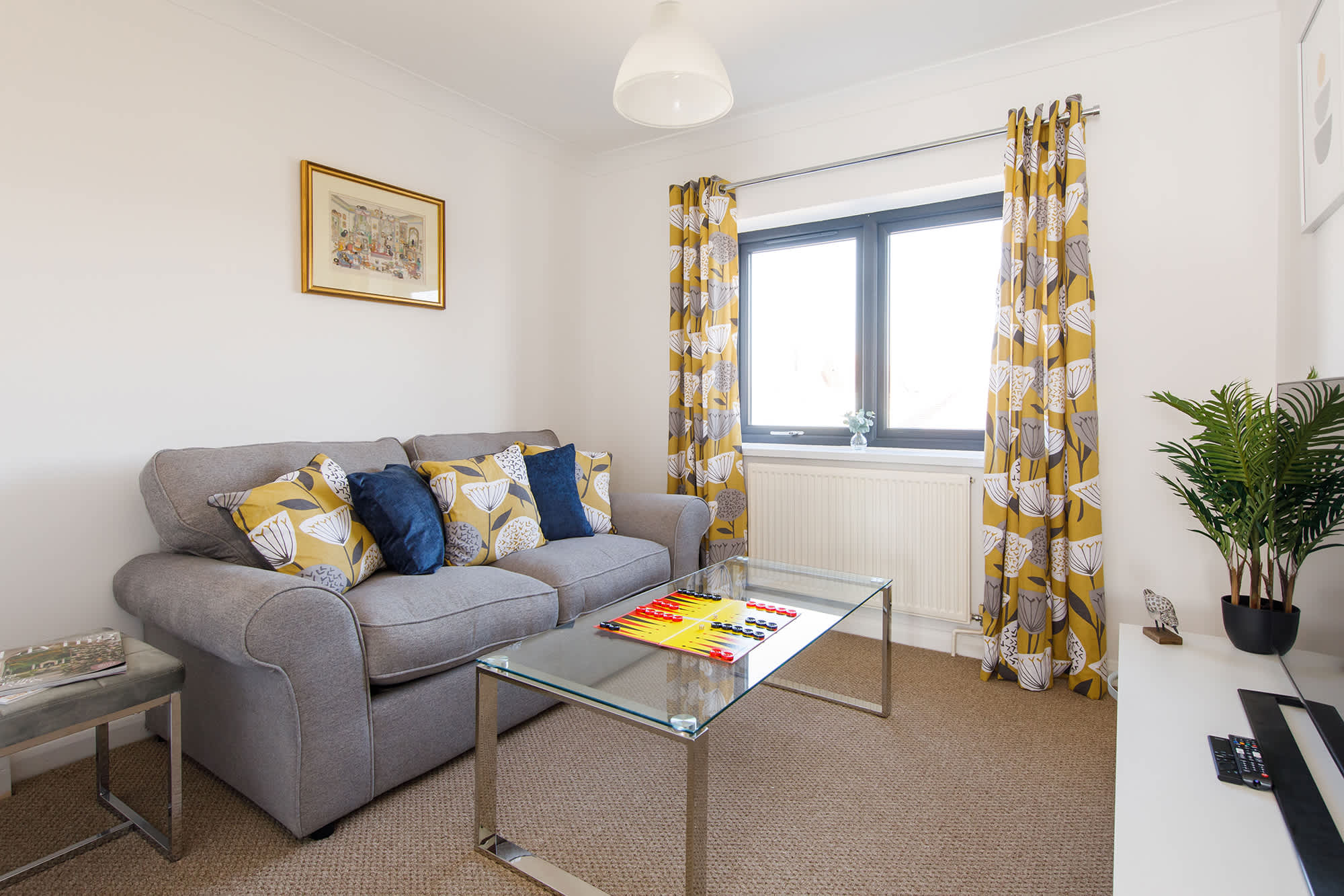 The snug lounge doubles up as a fifth bedroom.