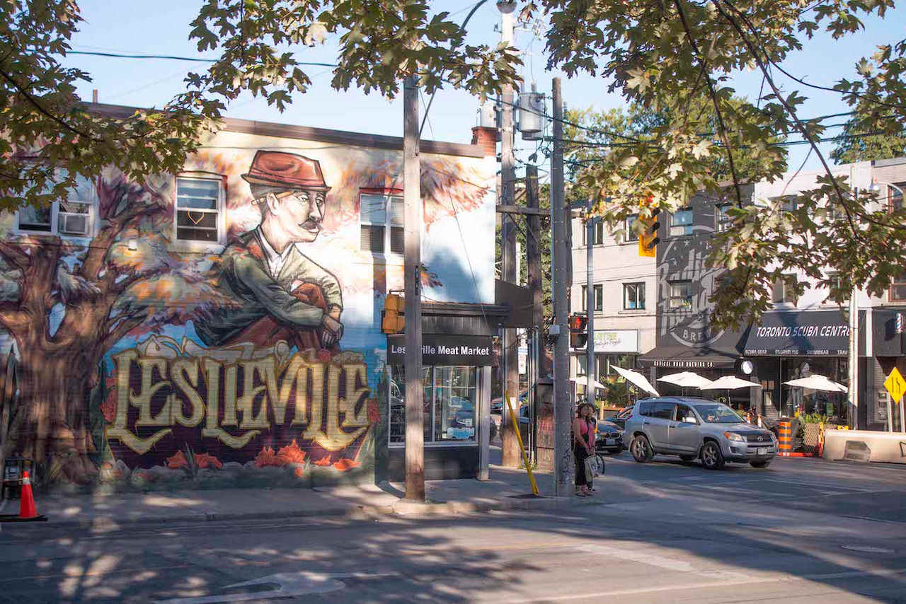 Located in Toronto's Leslieville neighbourhood