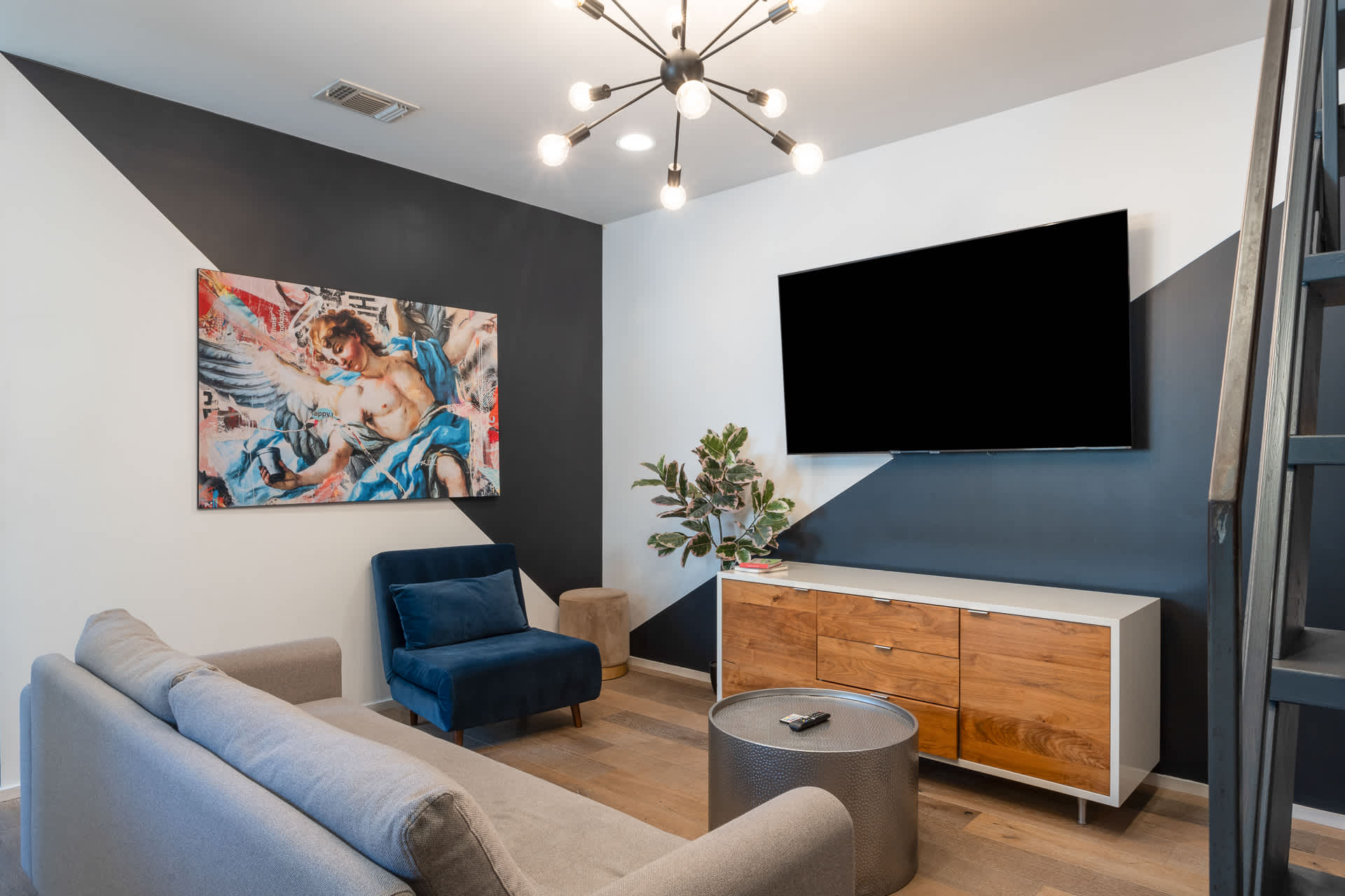 Downstairs TV Lounge