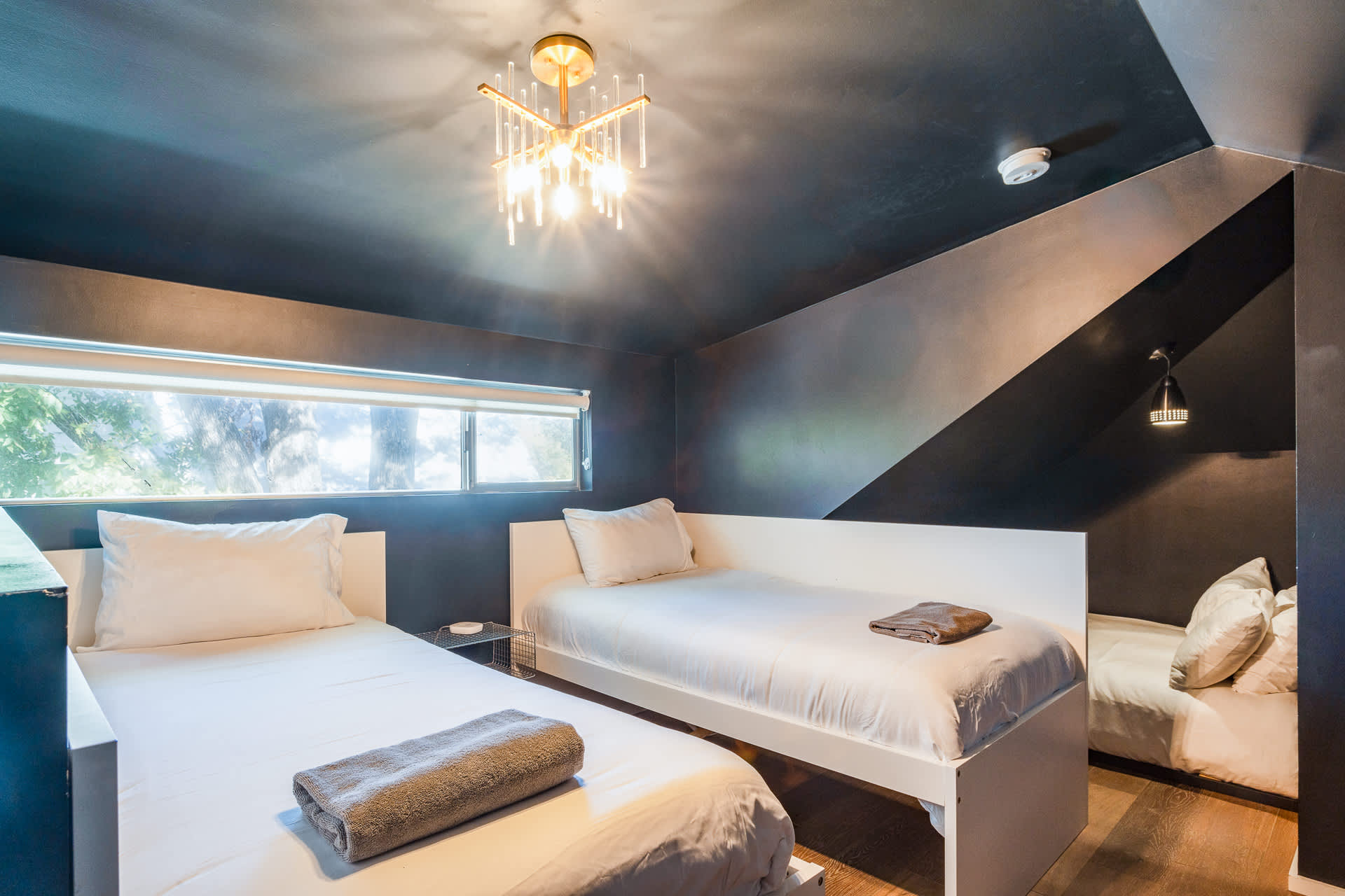 Loft Bedroom with 2 Twin Beds and a Queen Bed