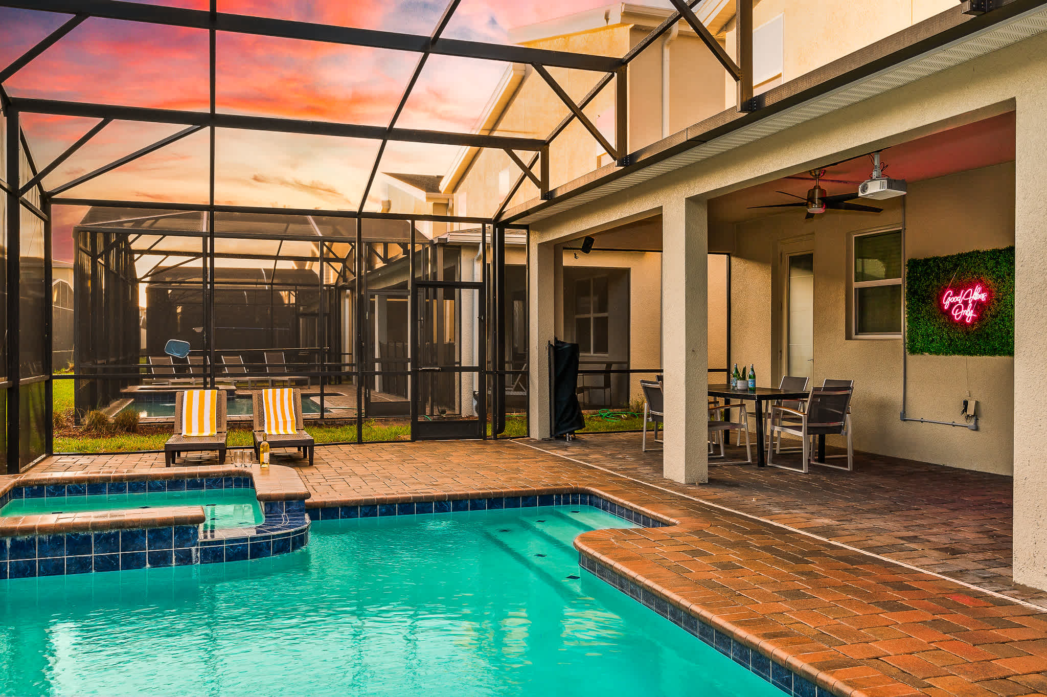 Family villa w/pool, hot tub & water park