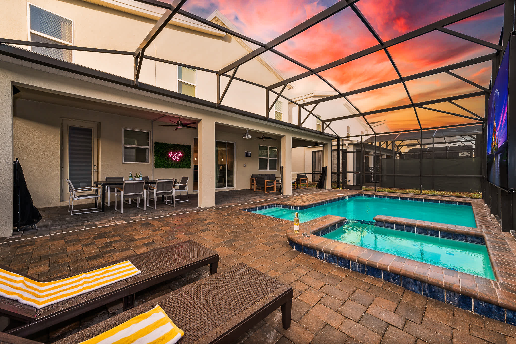 Family villa w/pool, hot tub & water park