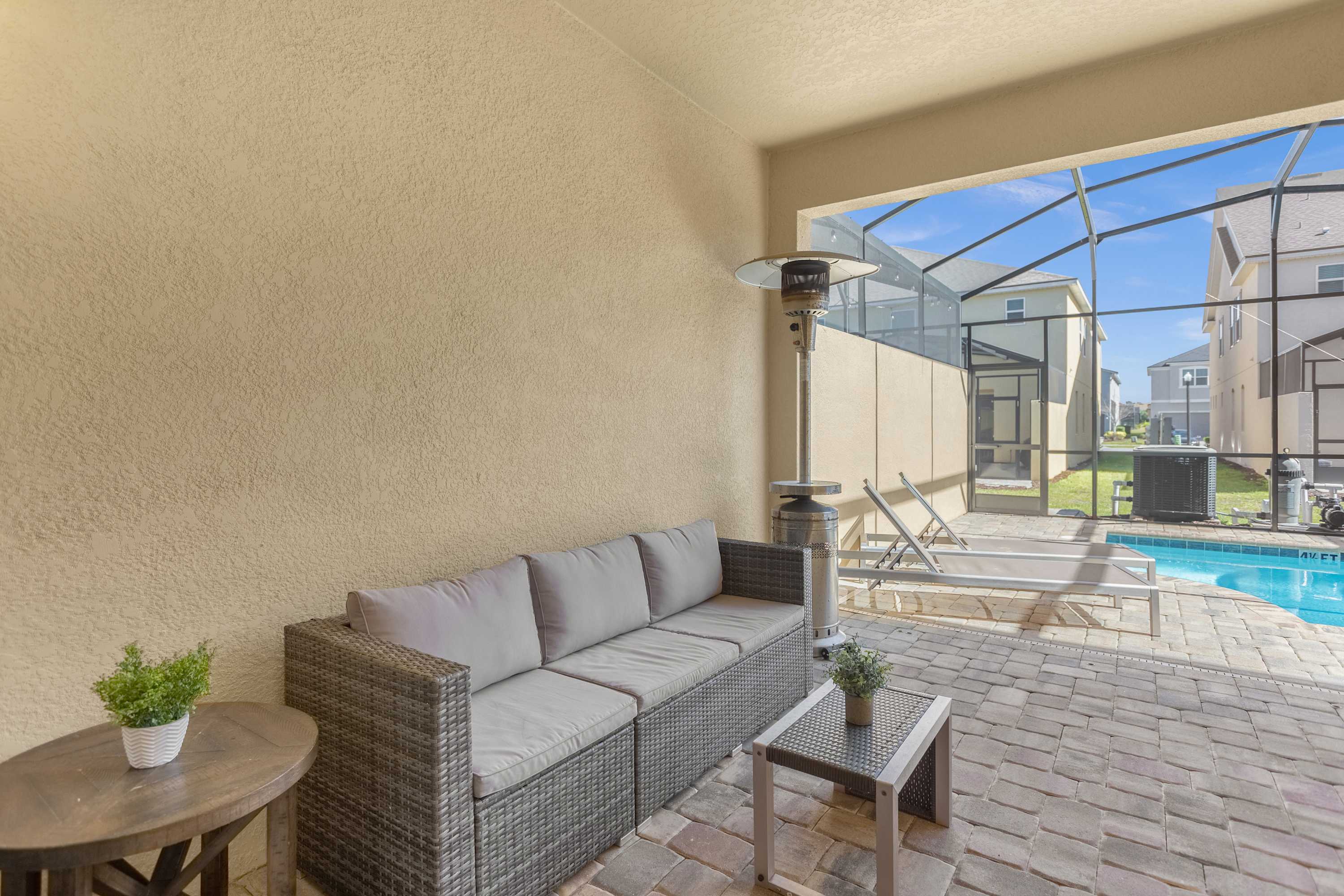 Bright Open-Concept Living Room With Modern Decor