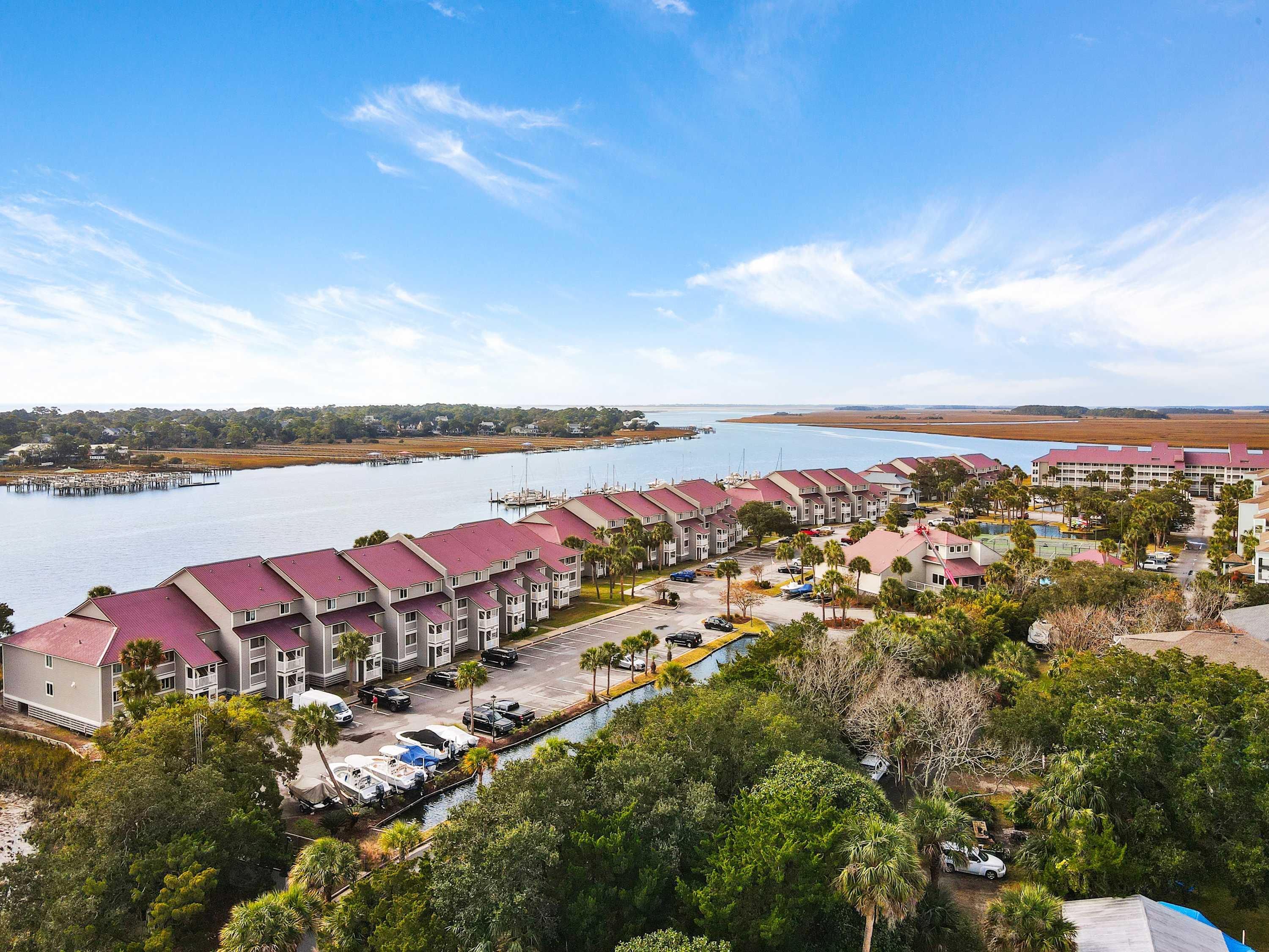 Rooftop views of Folly Creek 