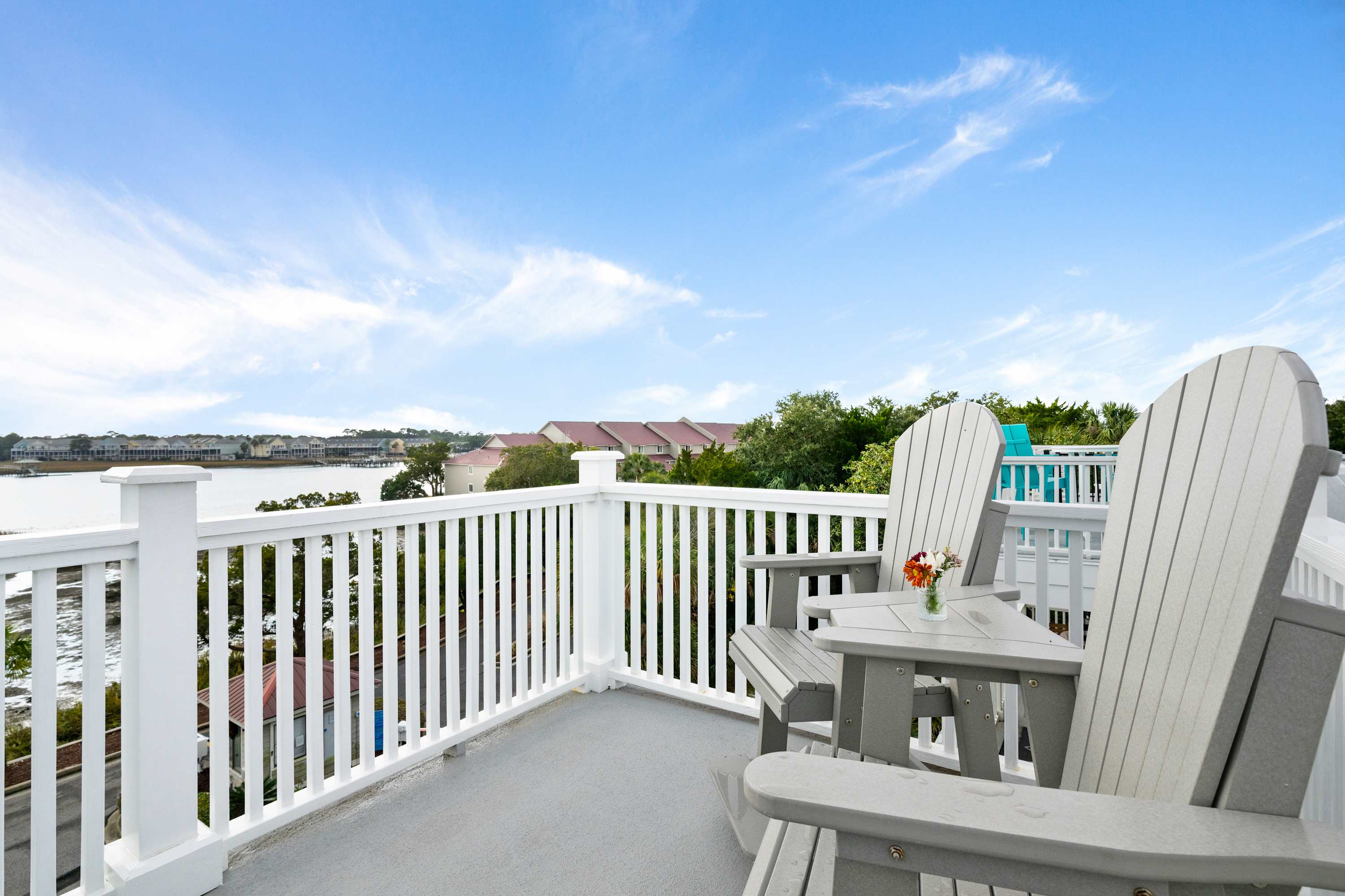 Rooftop views with seating for your group 