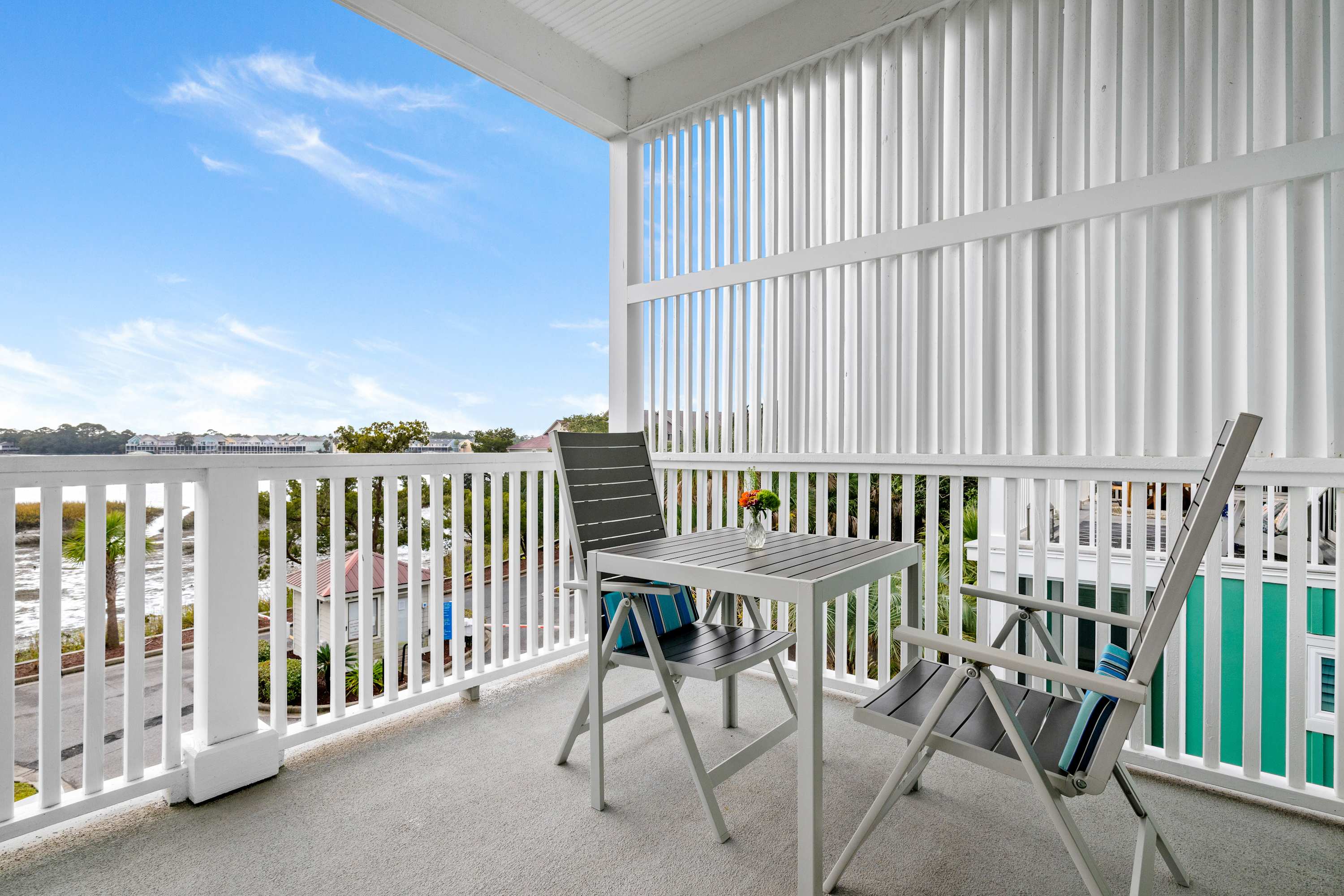 Balcony with seating for your group 