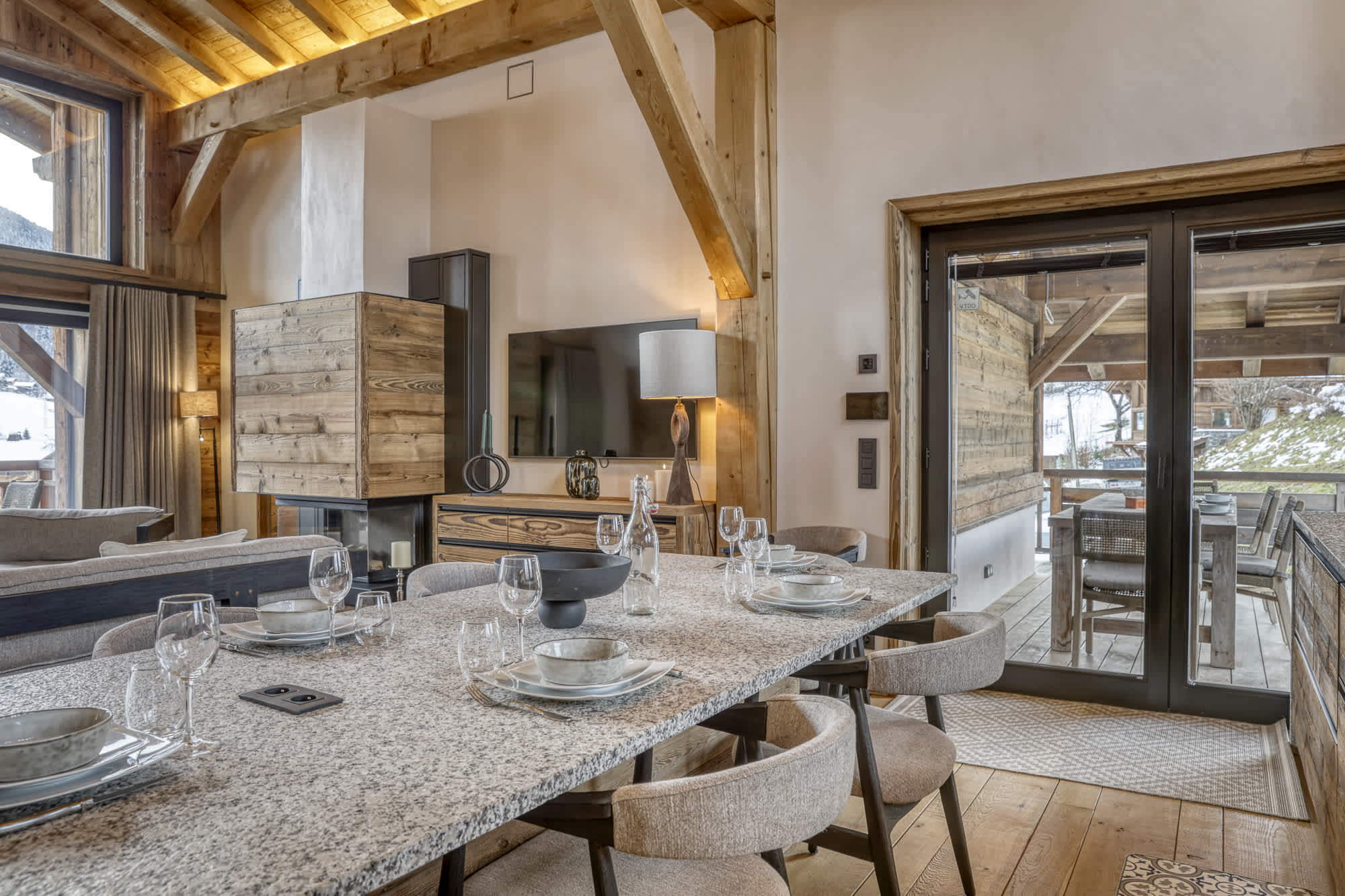 Rental Chalet Alpes Combloux photo - 46