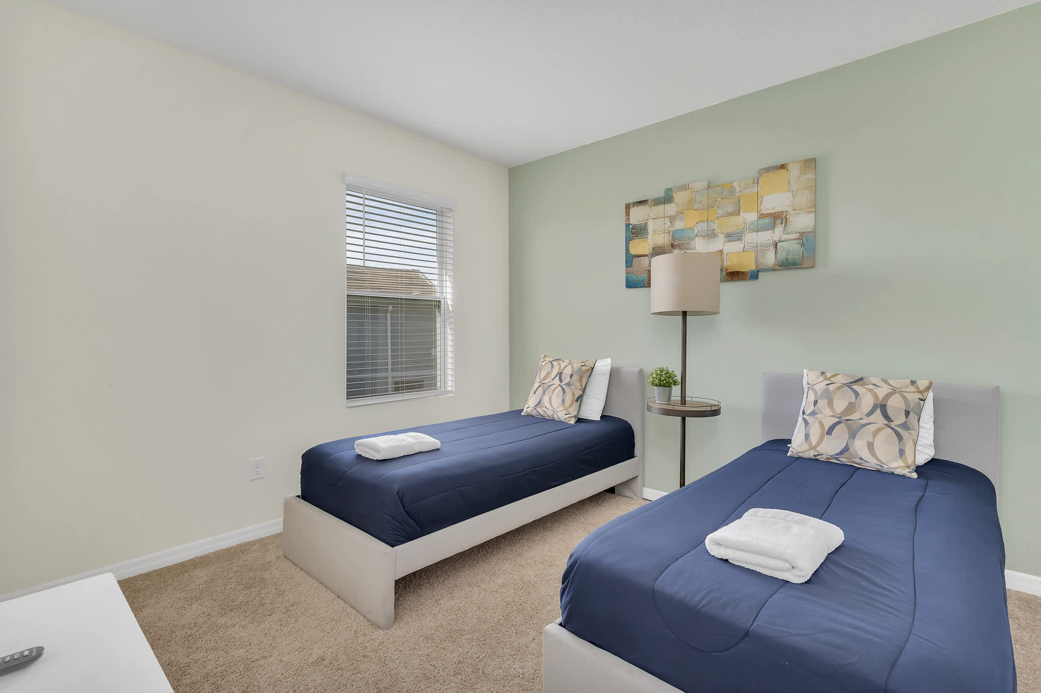Second floor bedroom, two twin beds