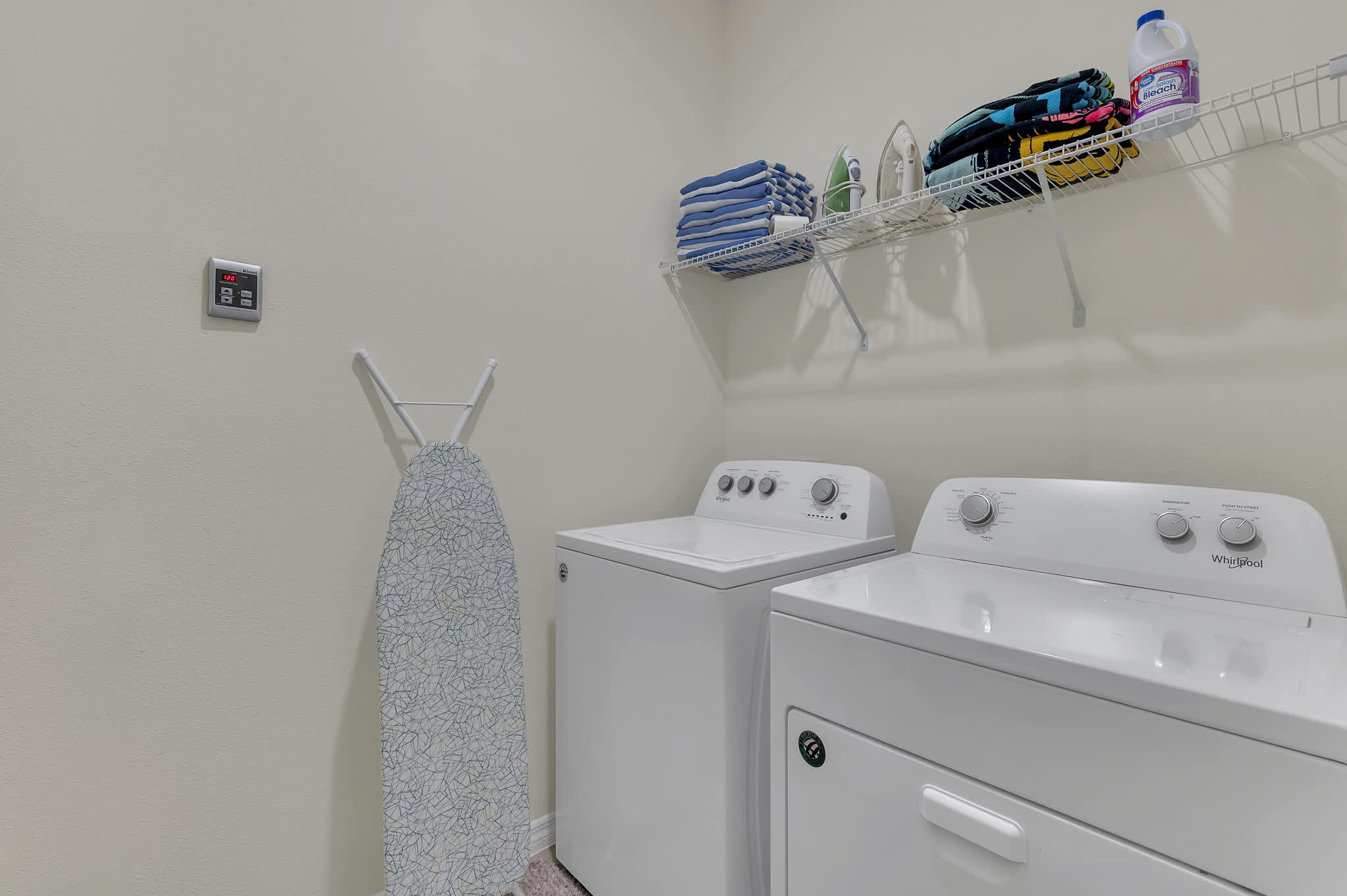 In unit washer and dryer