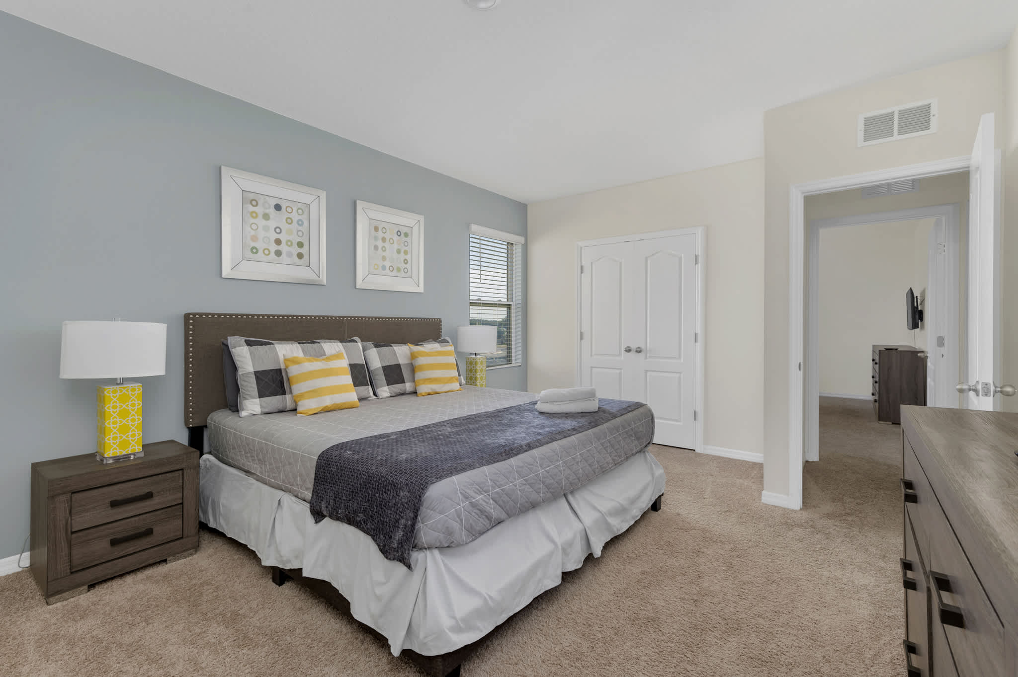 Second floor bedroom, King bed, bathroom attached