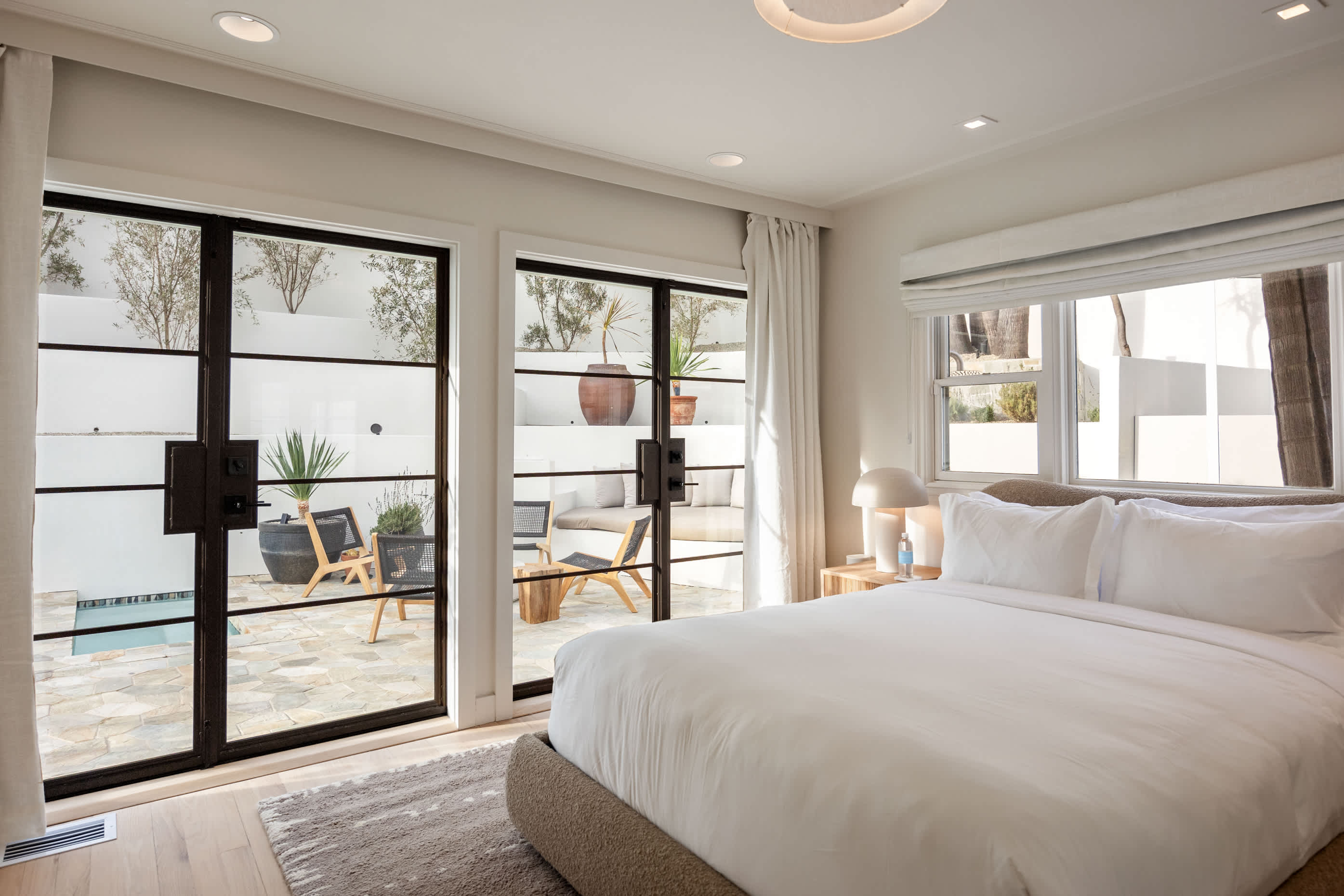 The perfect blend of comfort and sophistication with seamless poolside access.