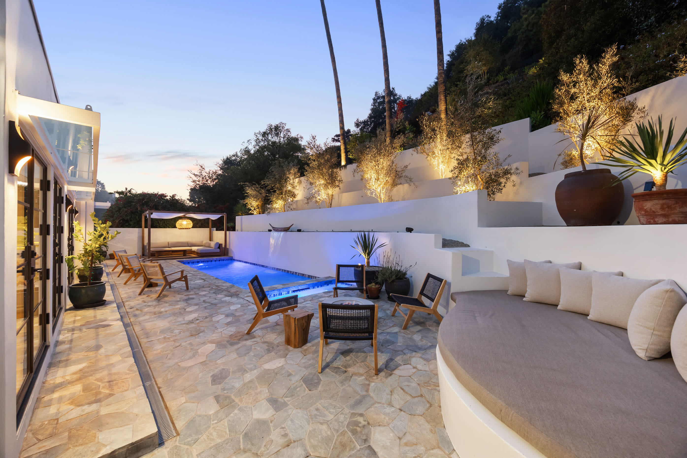 Effortless sophistication with poolside living.