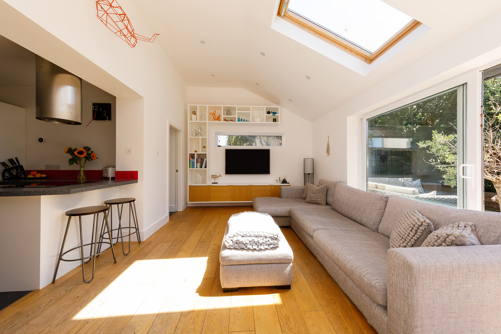 The focal point of the house