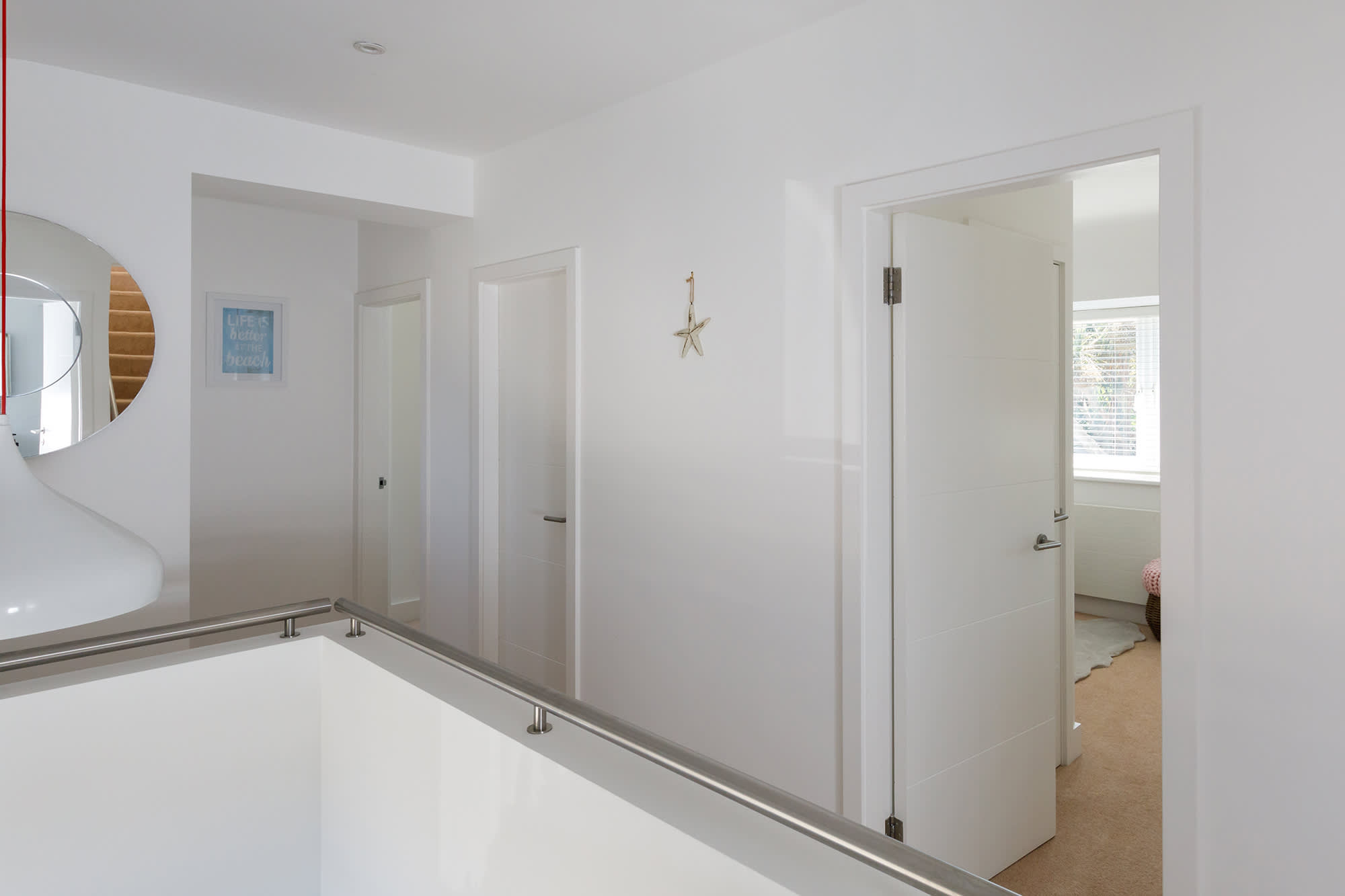 – Upper floor landing