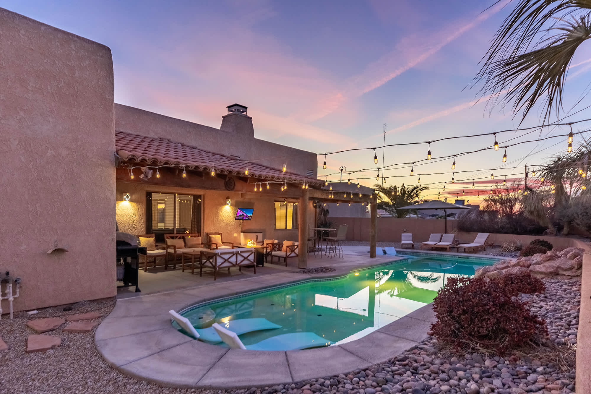 Santa Fe Style Retreat with Pool & Backyard - Picture 1