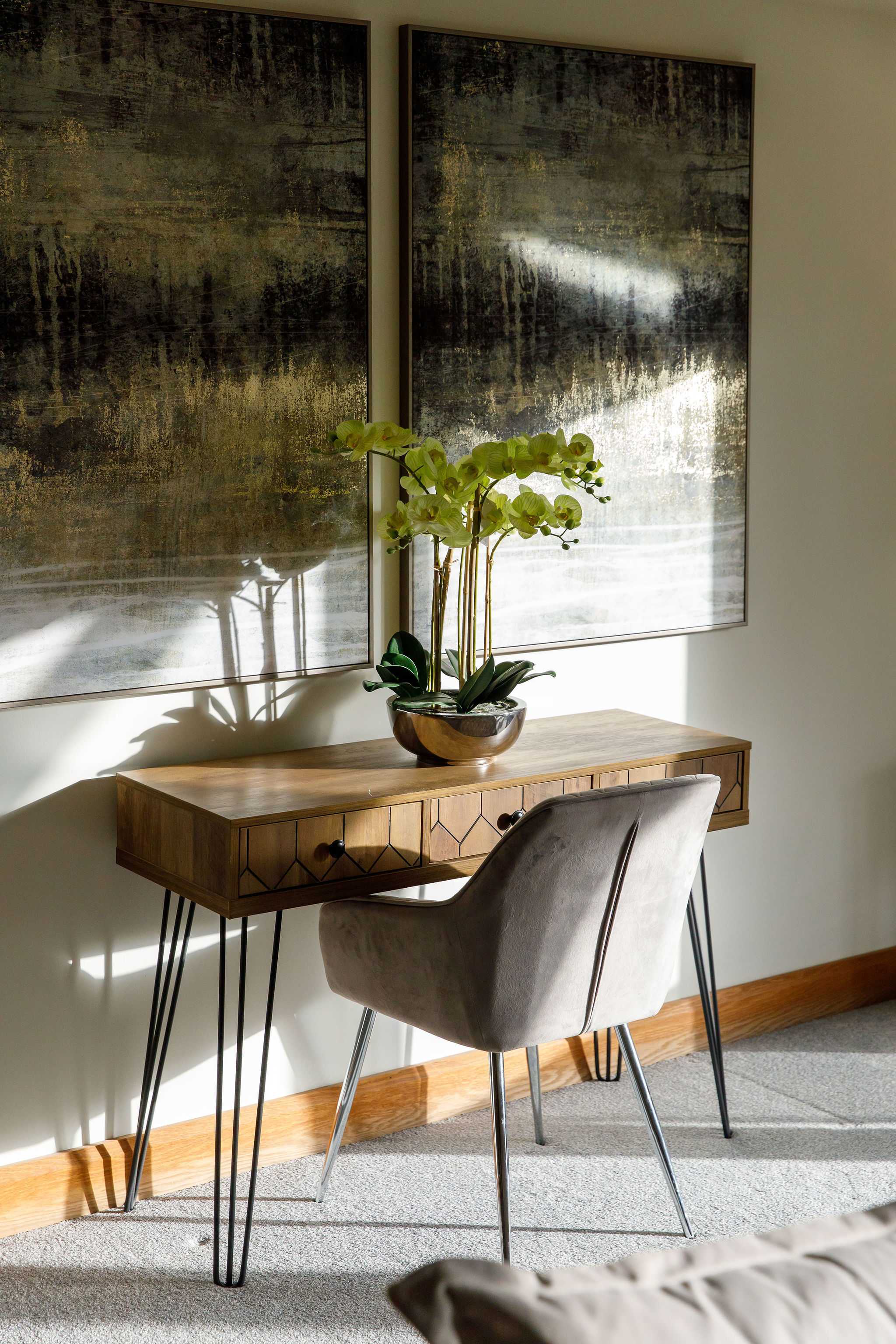 The home is beautifully furnished and decorated throughout.