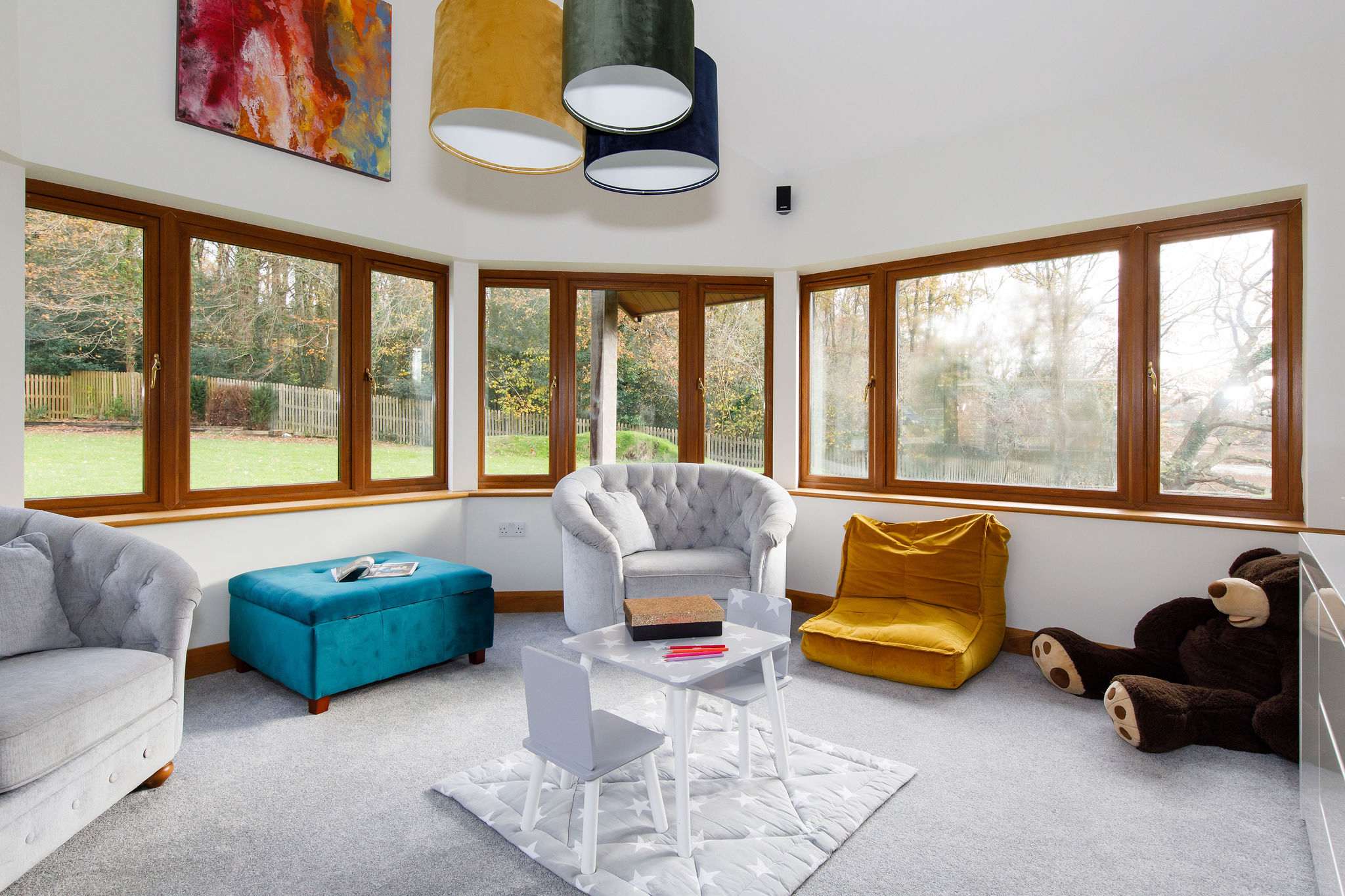 The children's room has a smart TV and boardgames to keep them amused for hours!