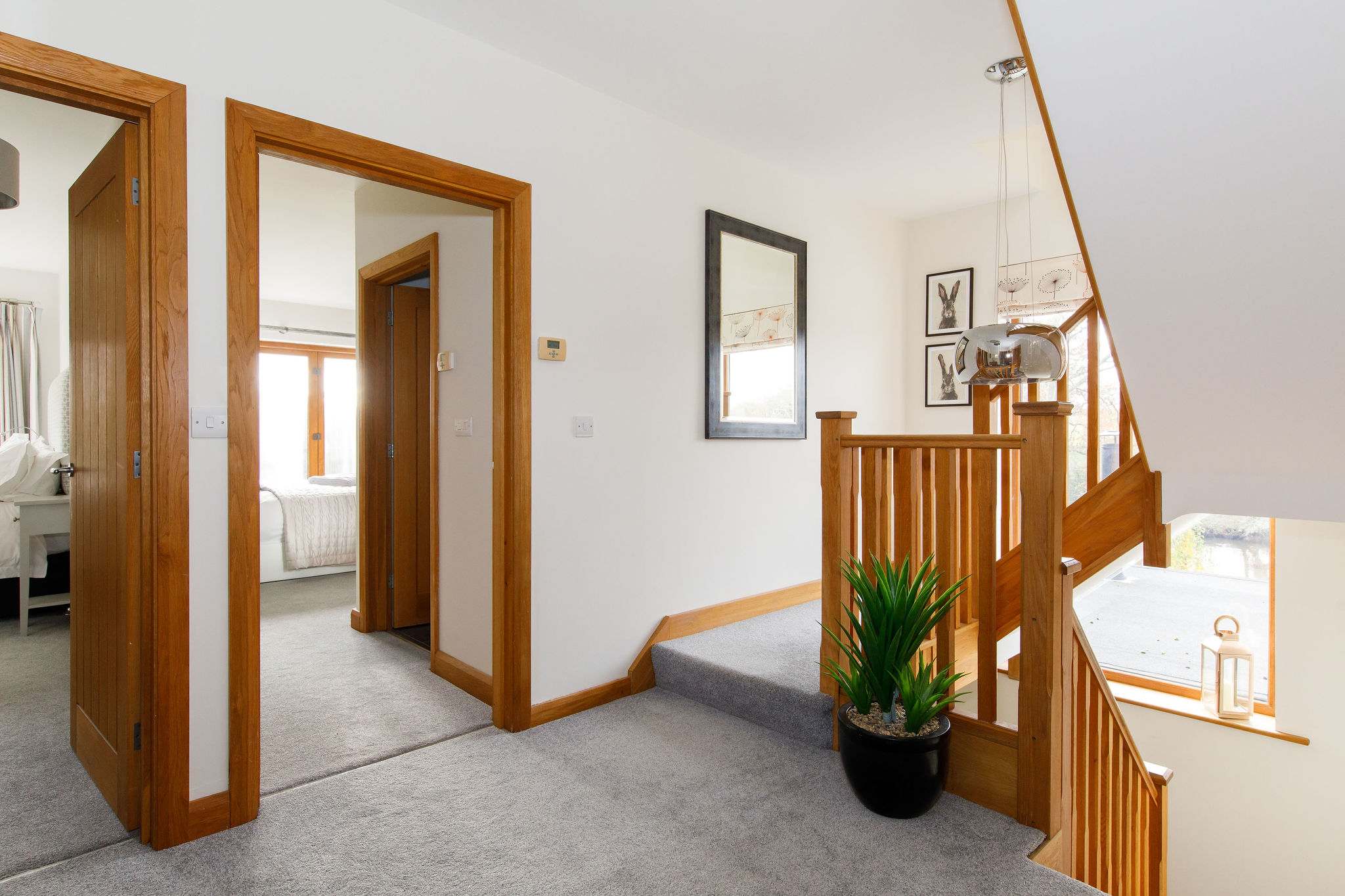 Head upstairs to discover 6 bedrooms, all with wonderful views.