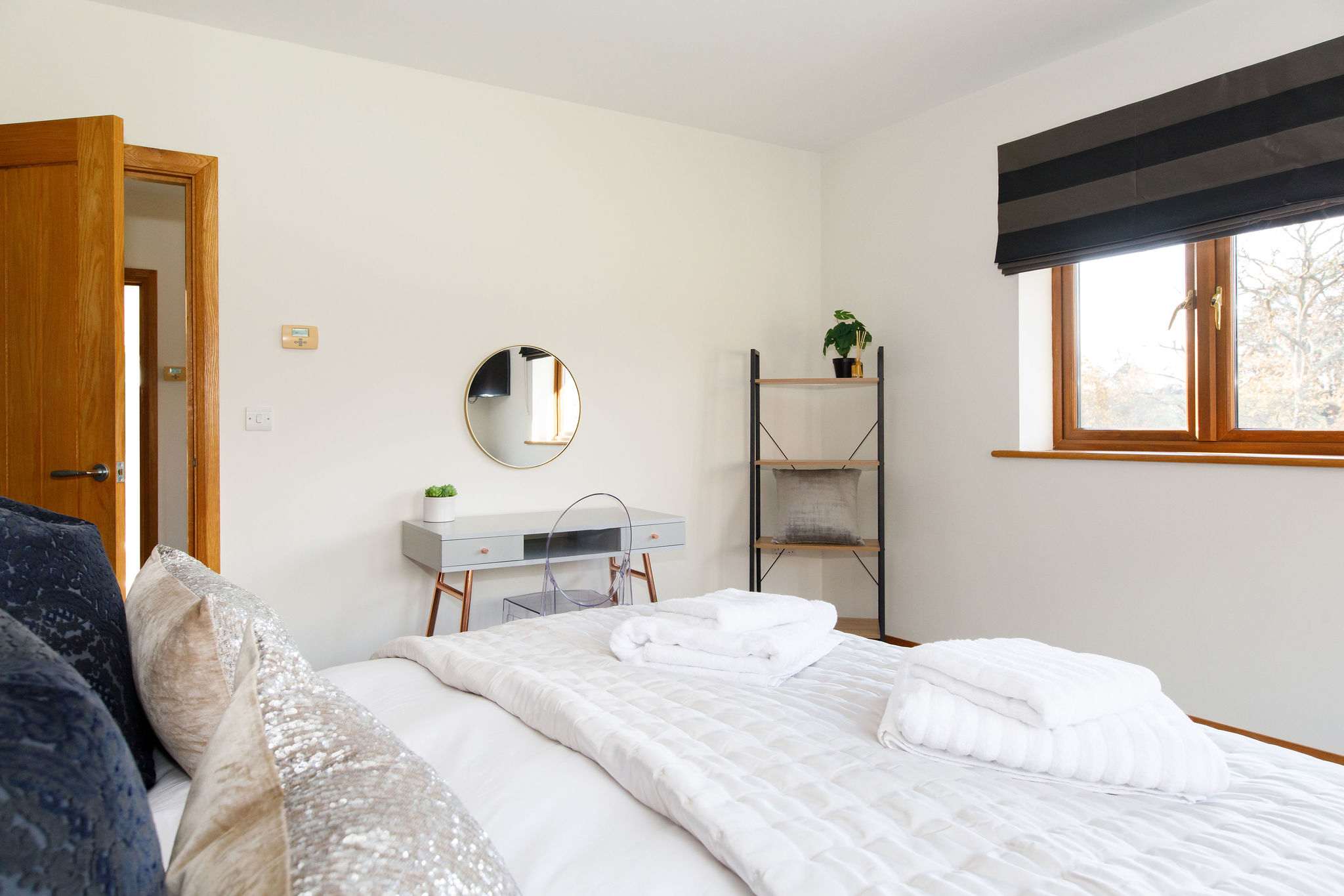 The bedrooms are tastefully furnished and decorated throughout.