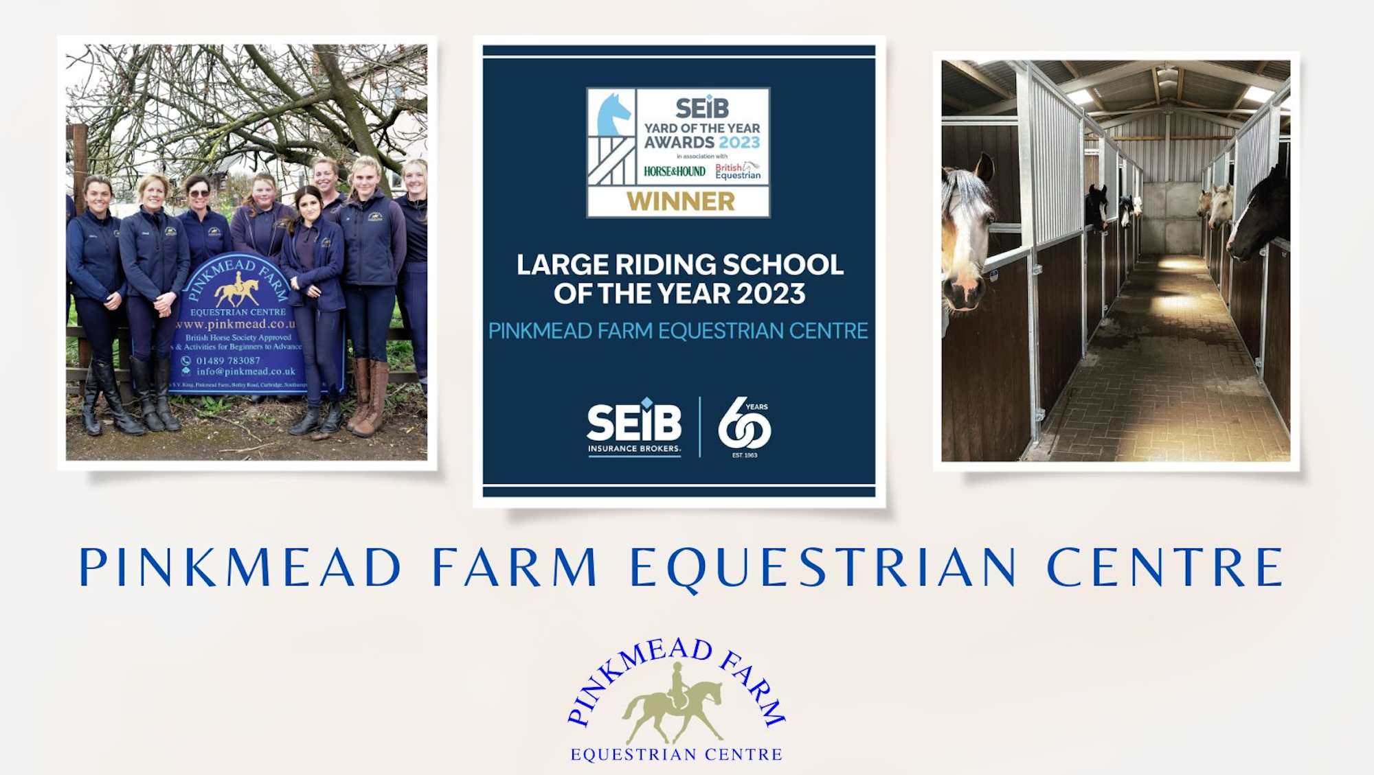 Pinkmead Equestrian centre is situated next door.