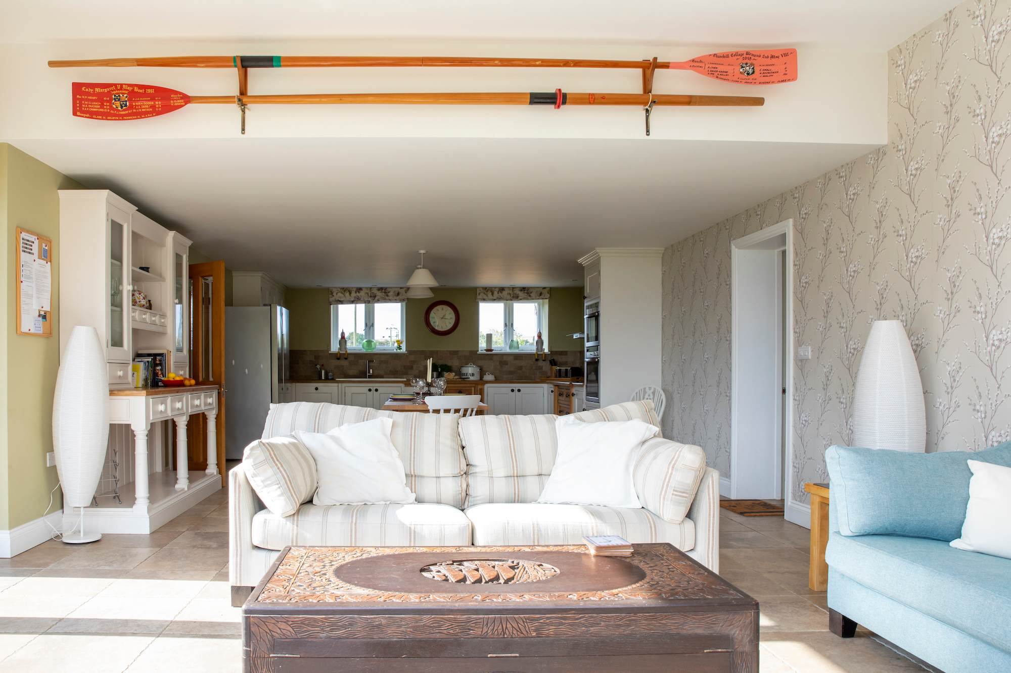 Sitting area in the kitchen to make the most of the fantastic views across the garden.