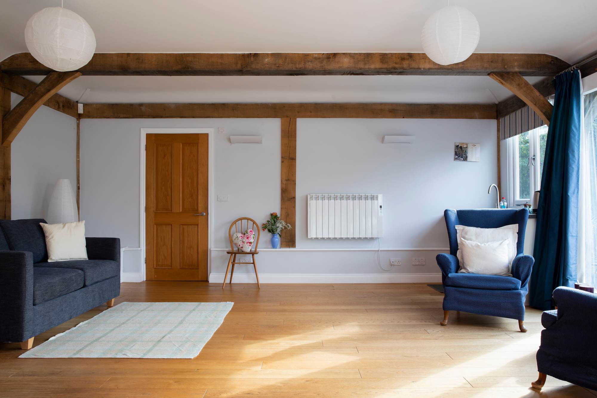 The annexe provides a peaceful space to relax
