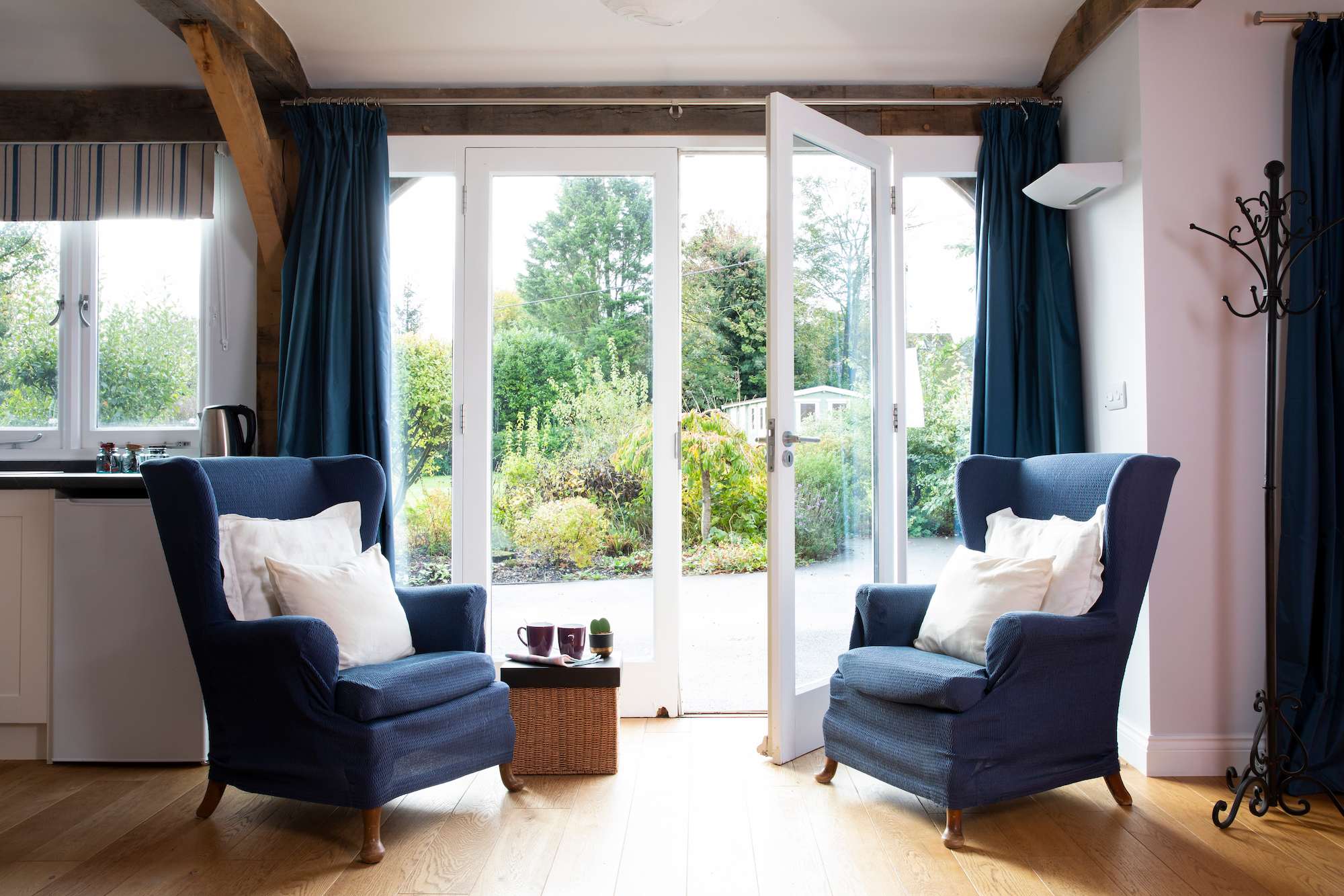 The 2 Armchairs in the Annexe, perfect for enjoying those sunny mornings with tea and newspaper in hand!