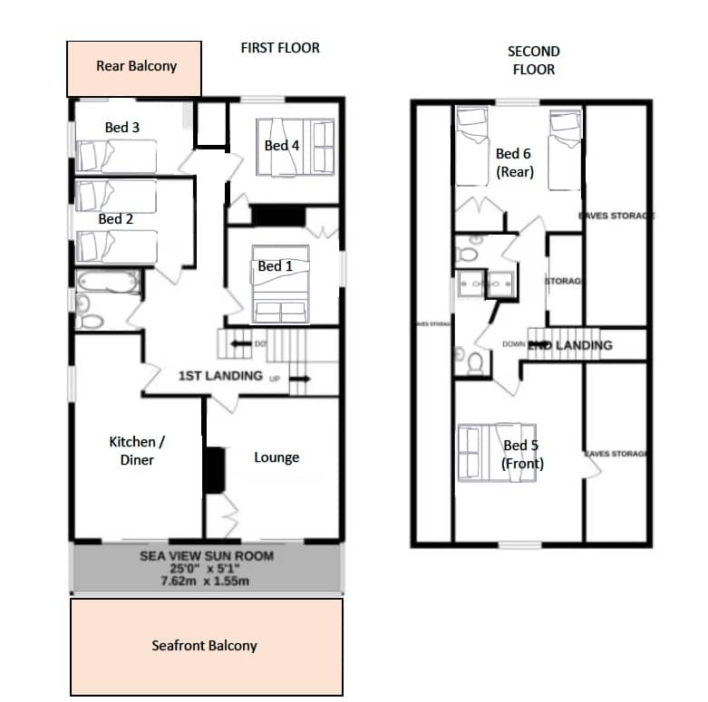 Choose your room! Entrance hall is via private ground floor front door.