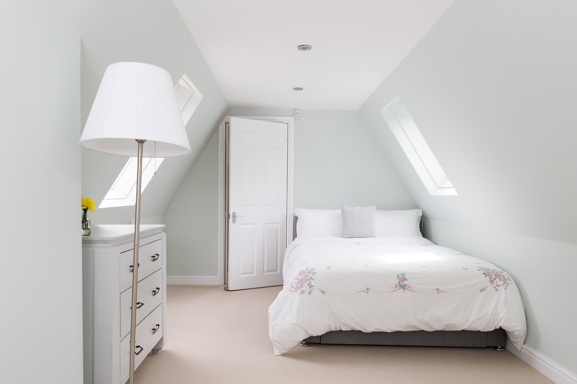 You'll find a chest of draws in the top room to unpack your belongings.