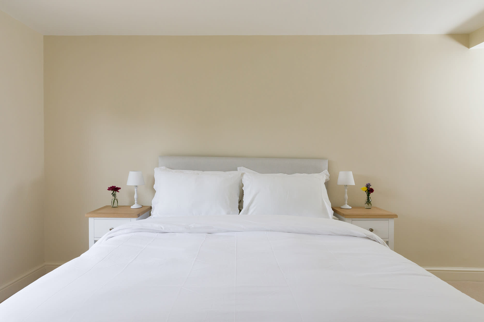 Each bedroom has comfy pillows and high quality linen.