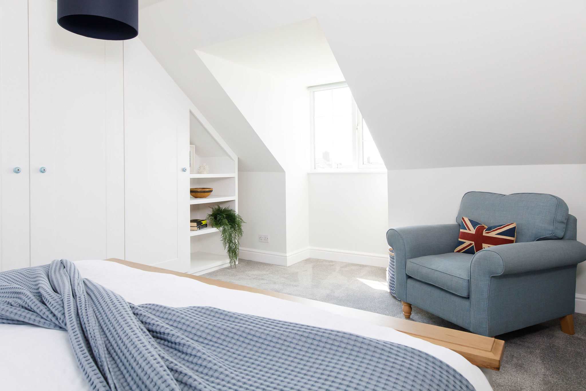 Each super king room has wardrobe space and plenty of draws.